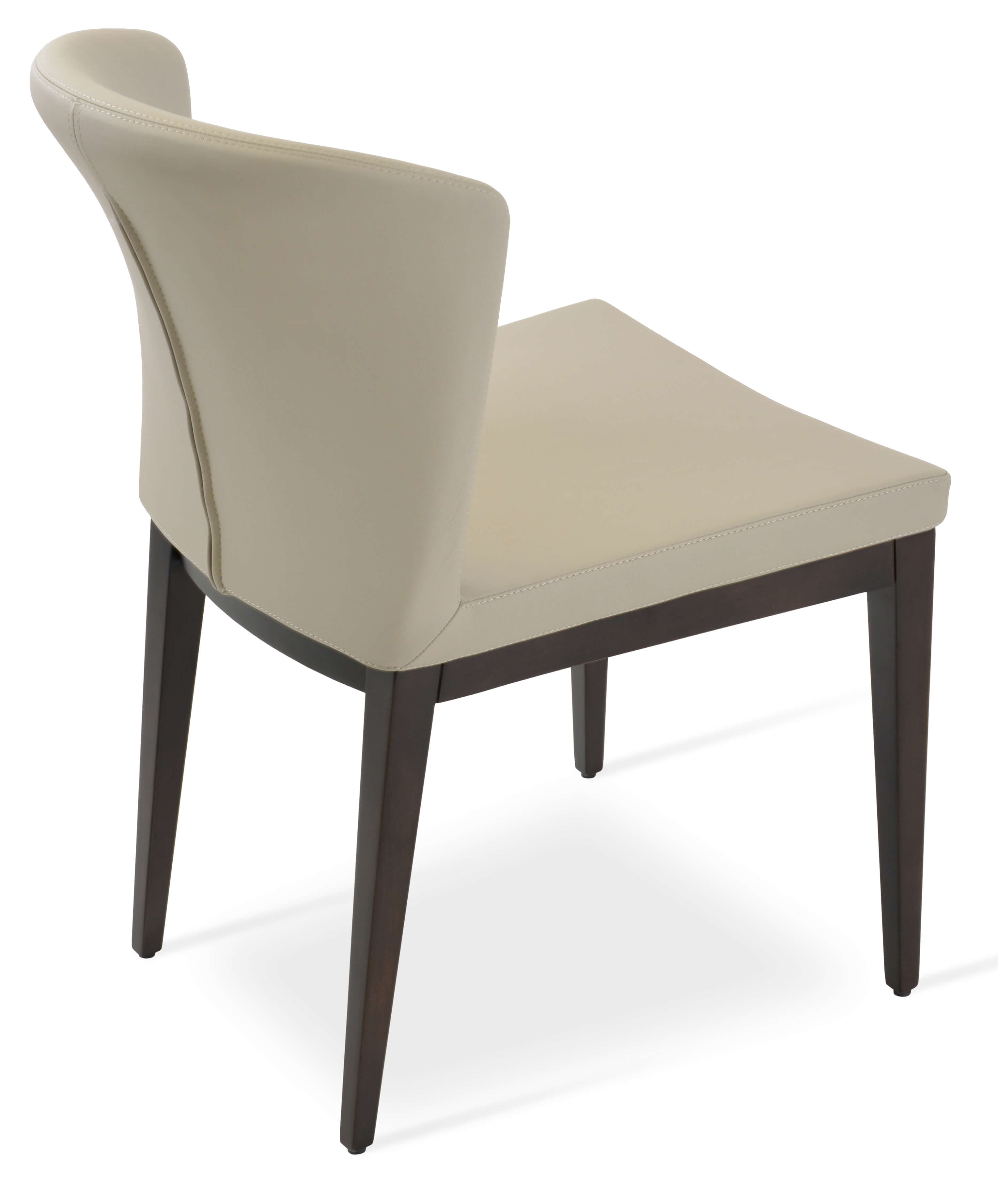 Capri Dining Chair w/Wood Base