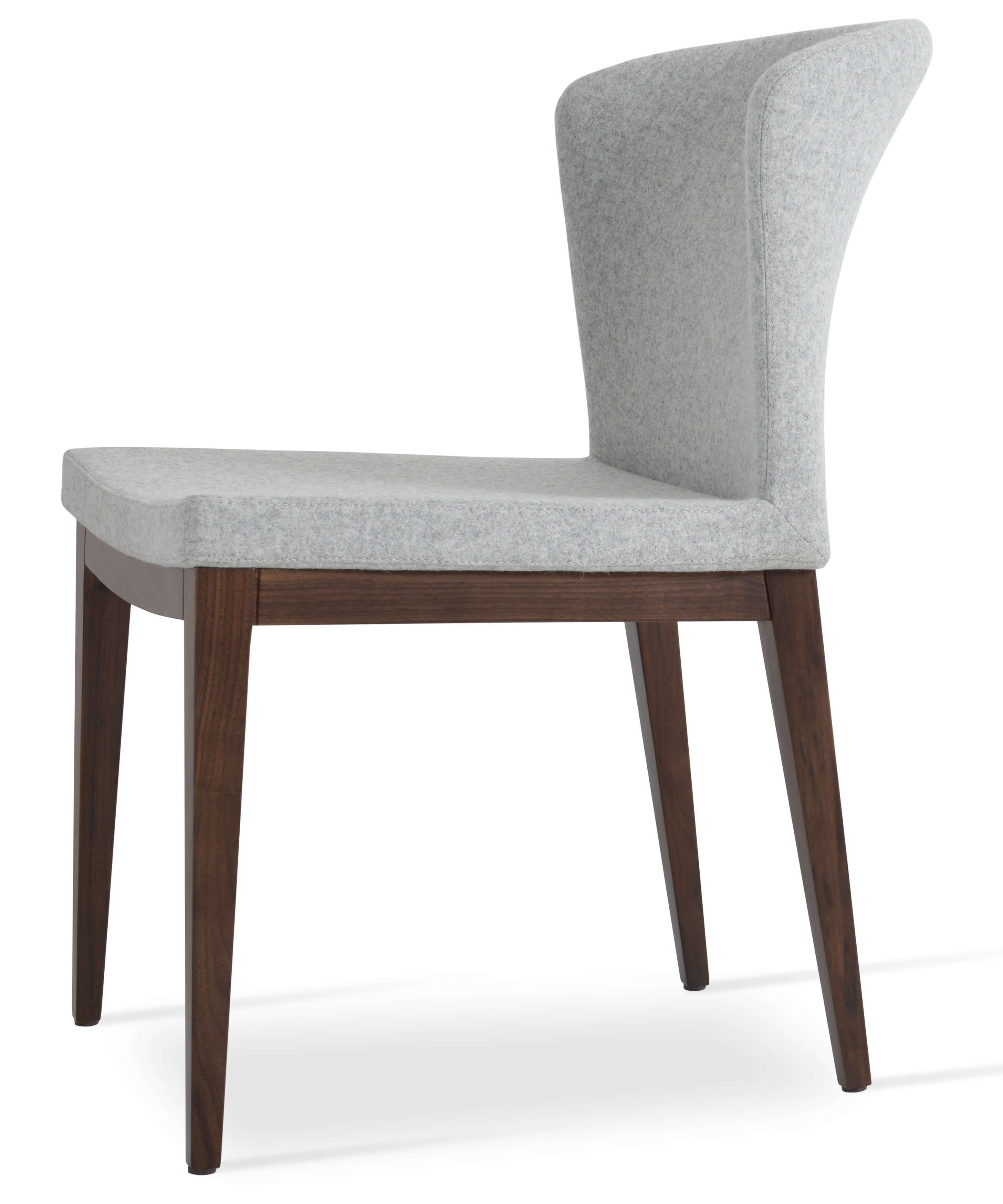 Capri Dining Chair w/Wood Base