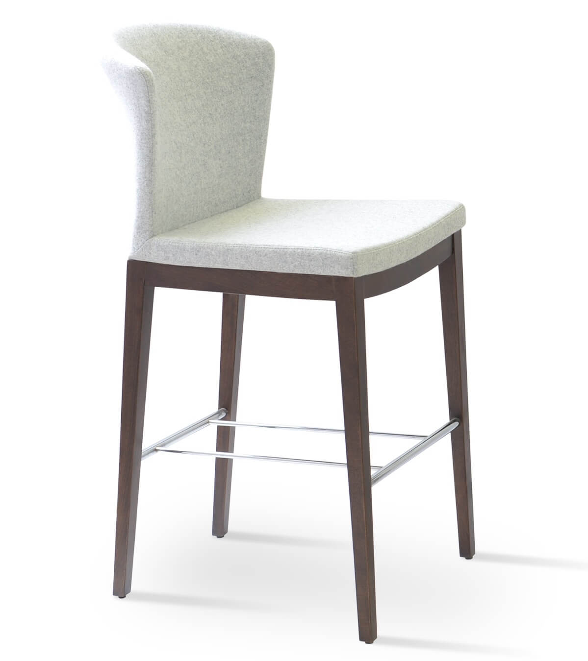 Capri Bar Stool w/Wood Base