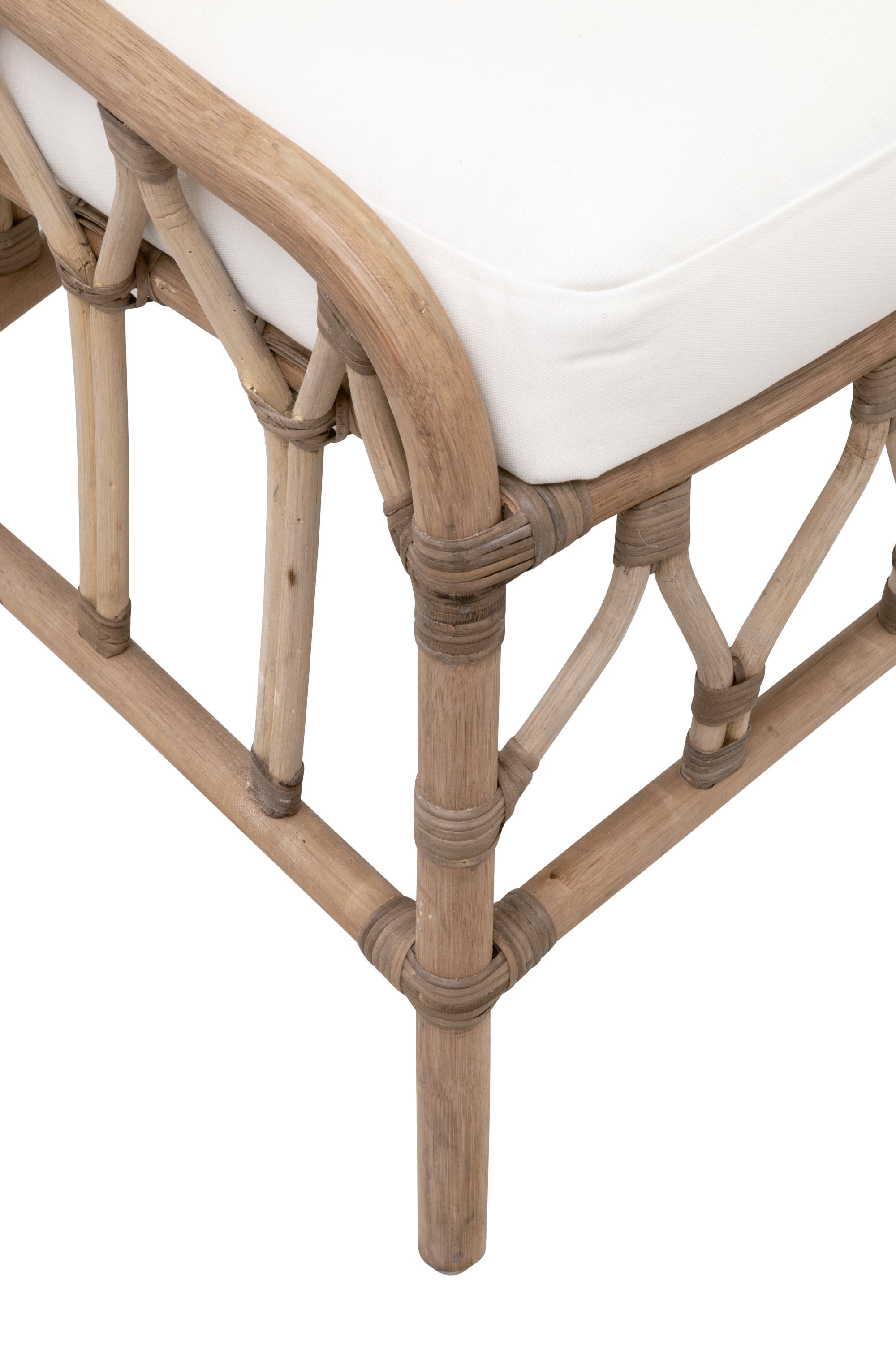 Caprice Rattan/MDF/Fabric Dining Chair