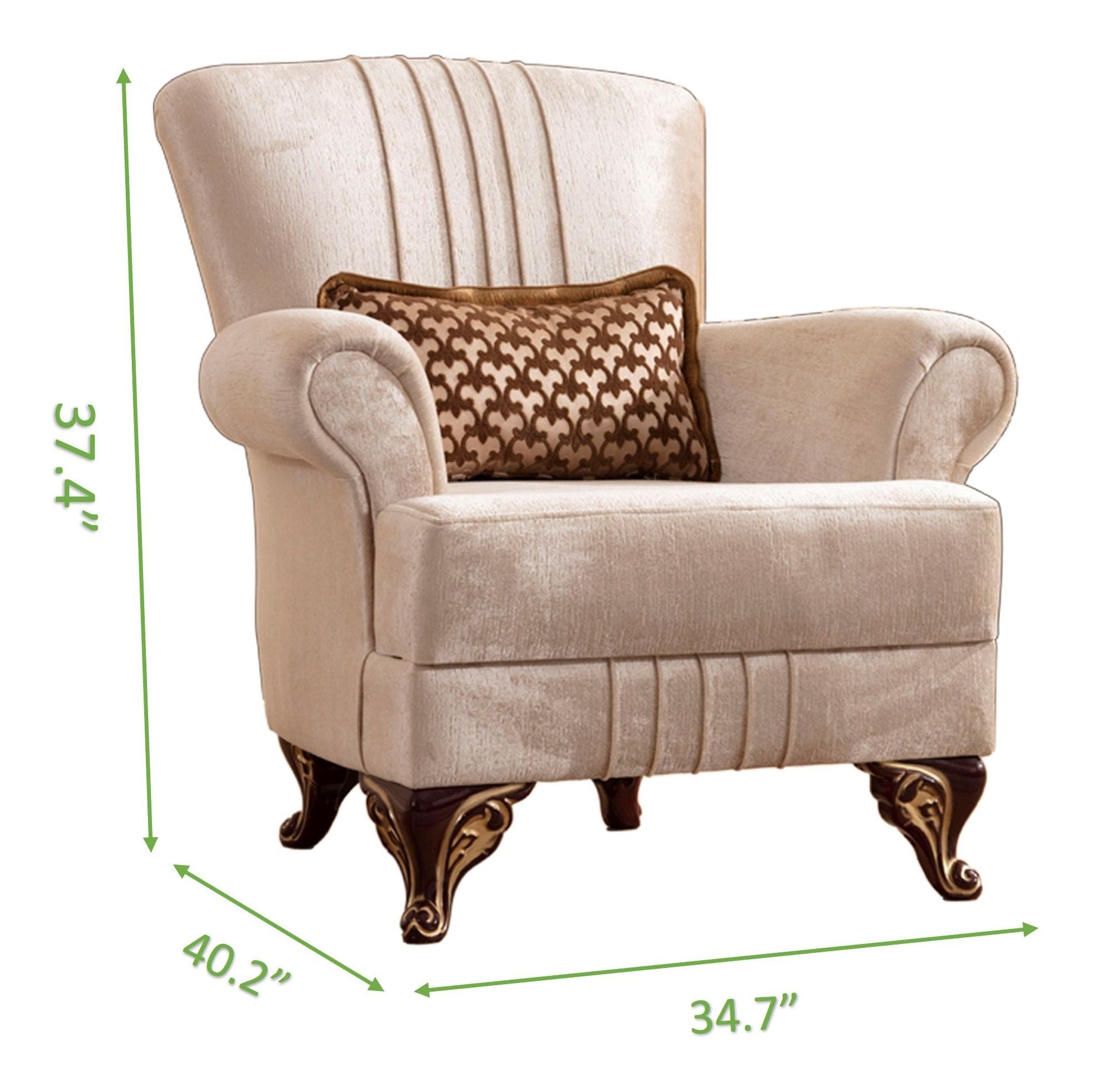 Carmen Chenille Chair