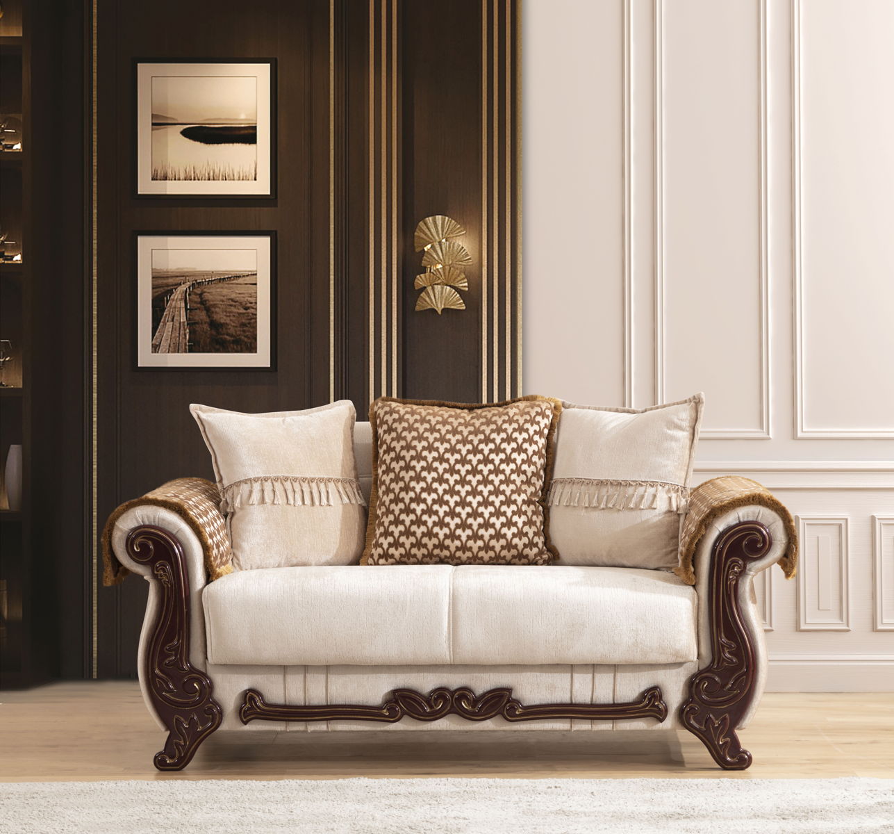Carmen Chenille Loveseat