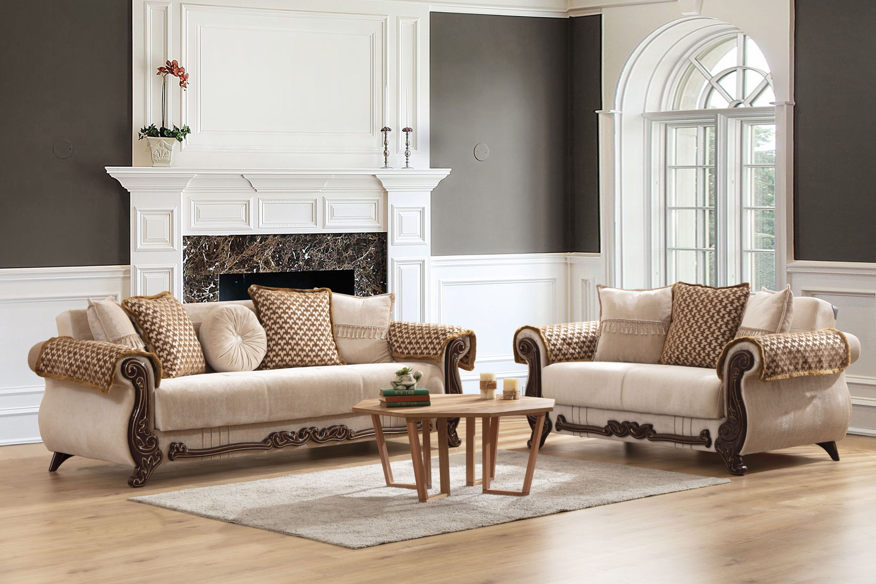 Carmen Chenille Loveseat