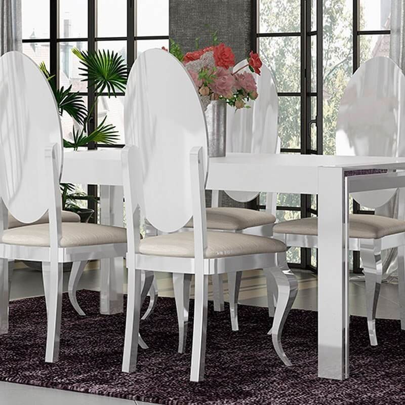 Carmen Modern Fabric Side Chair by Franco Furniture