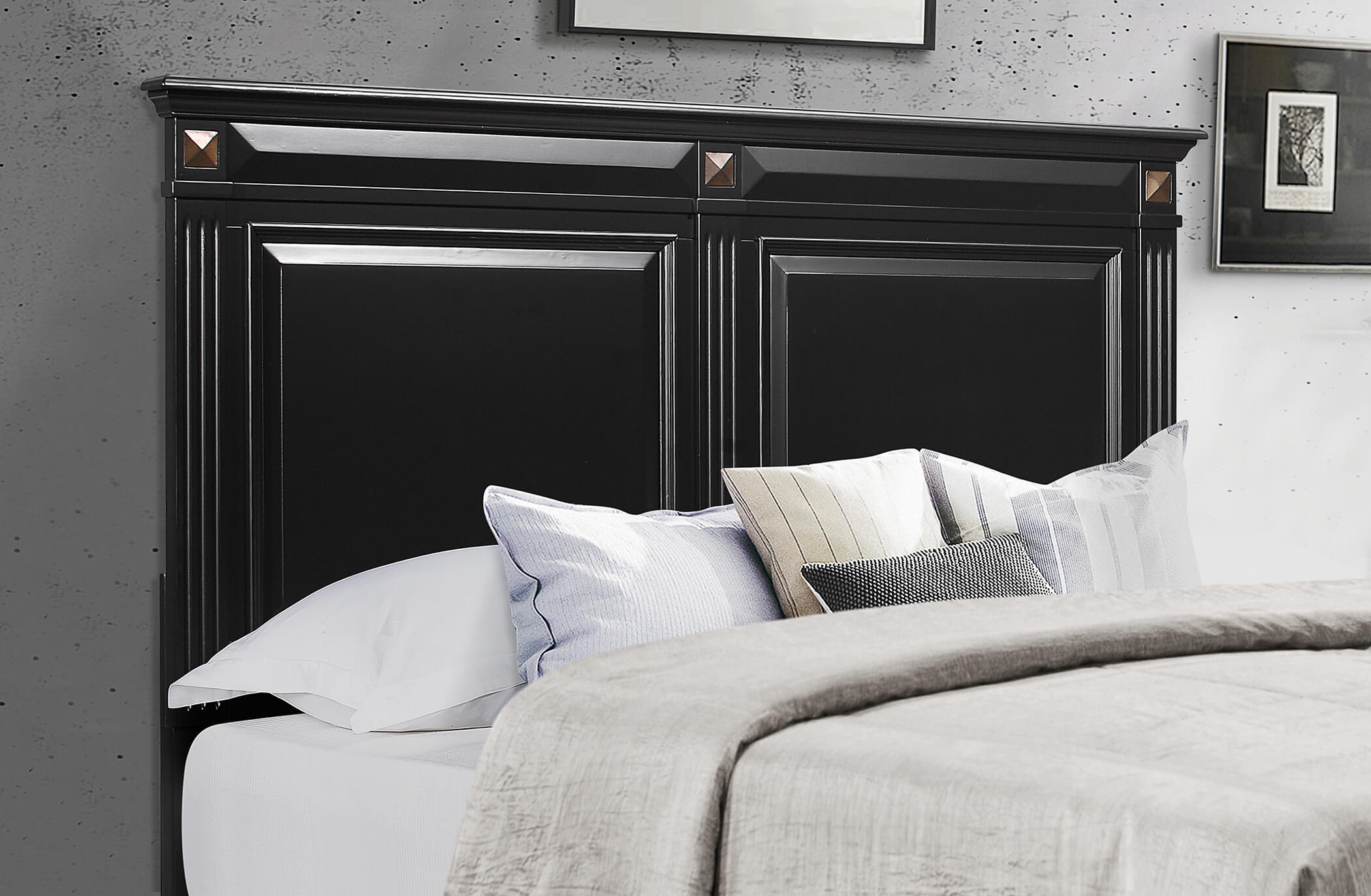 Carter Wood Panel Bedroom Set