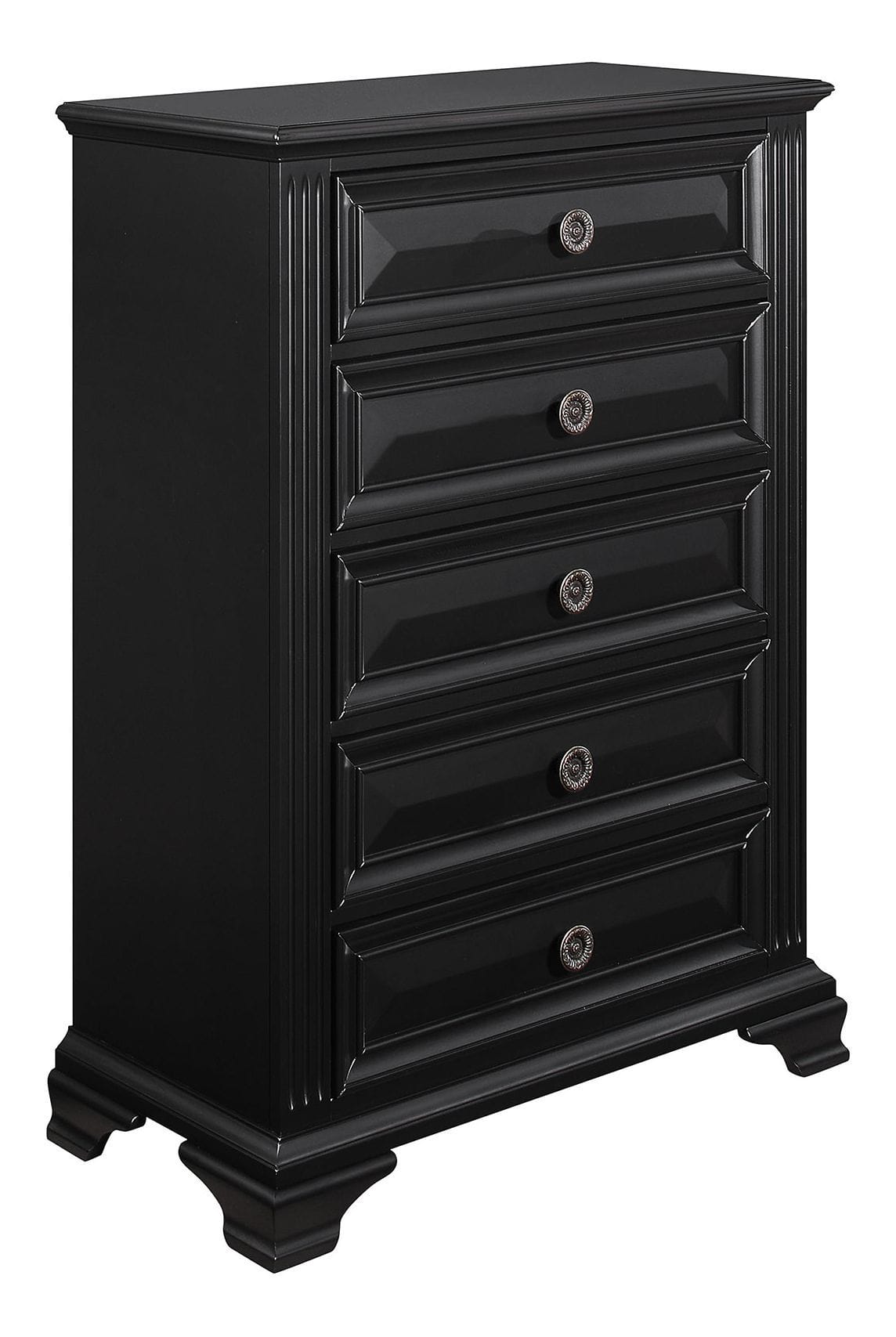 Carter 5-Drawer Wood Veneer Chest