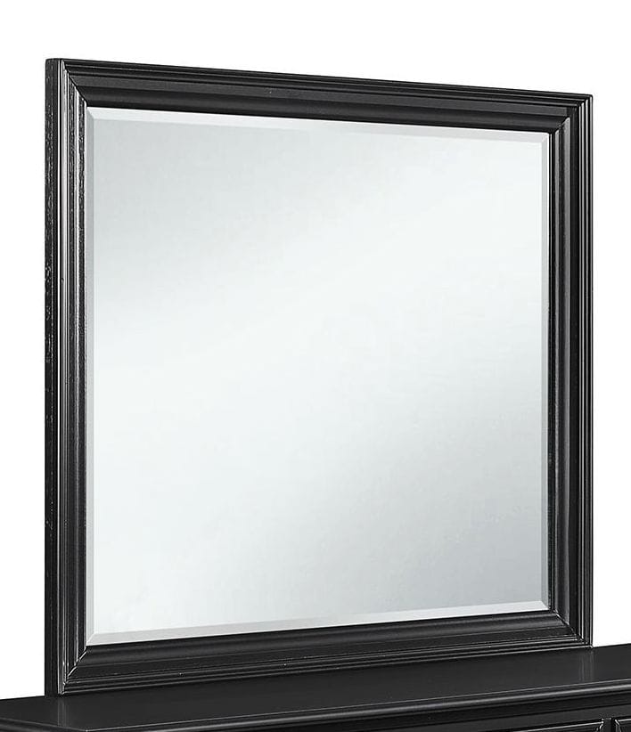 Carter Wood Veneer Rectangular Mirror