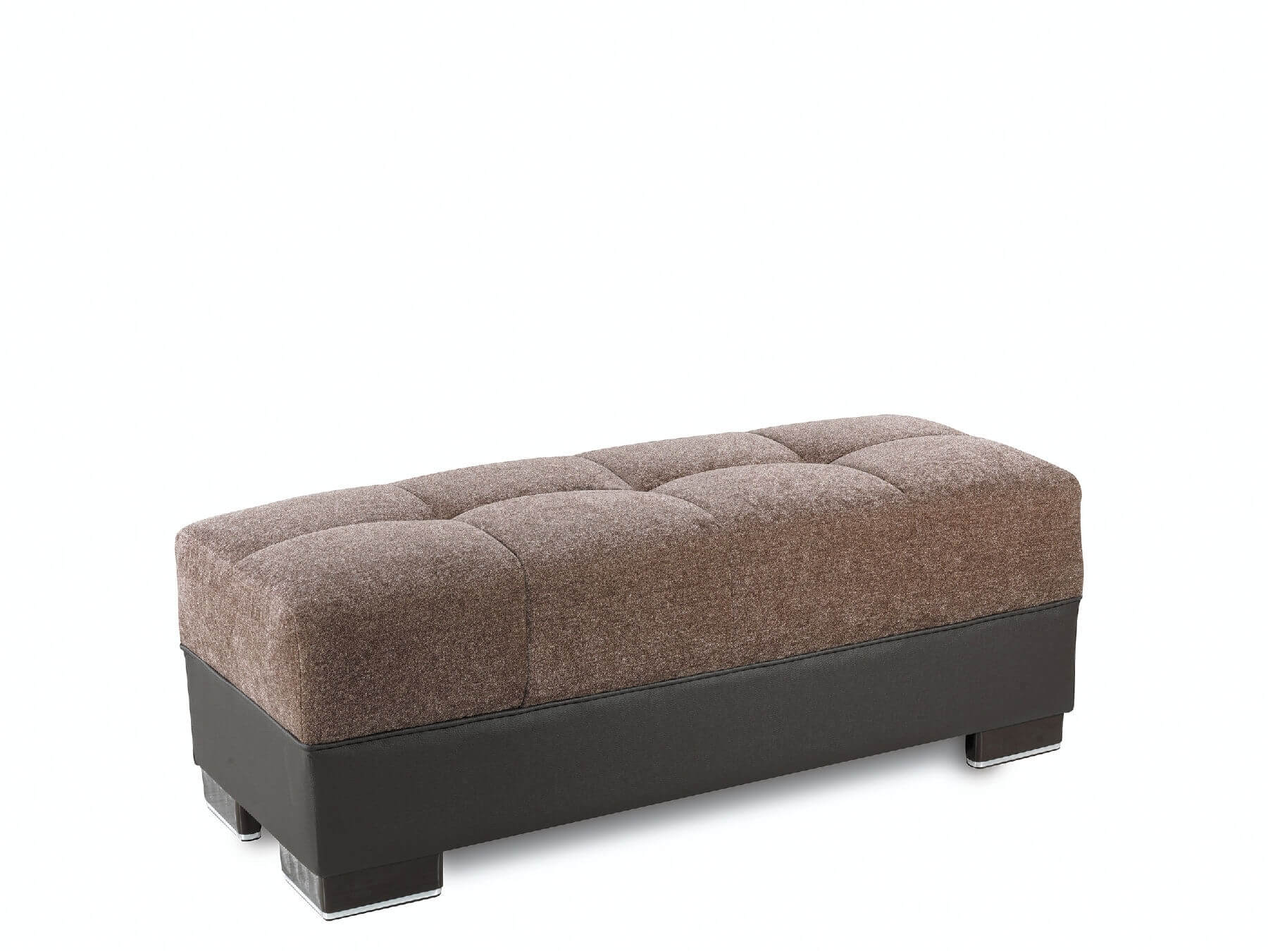Midtown Fabric/PU Ottoman