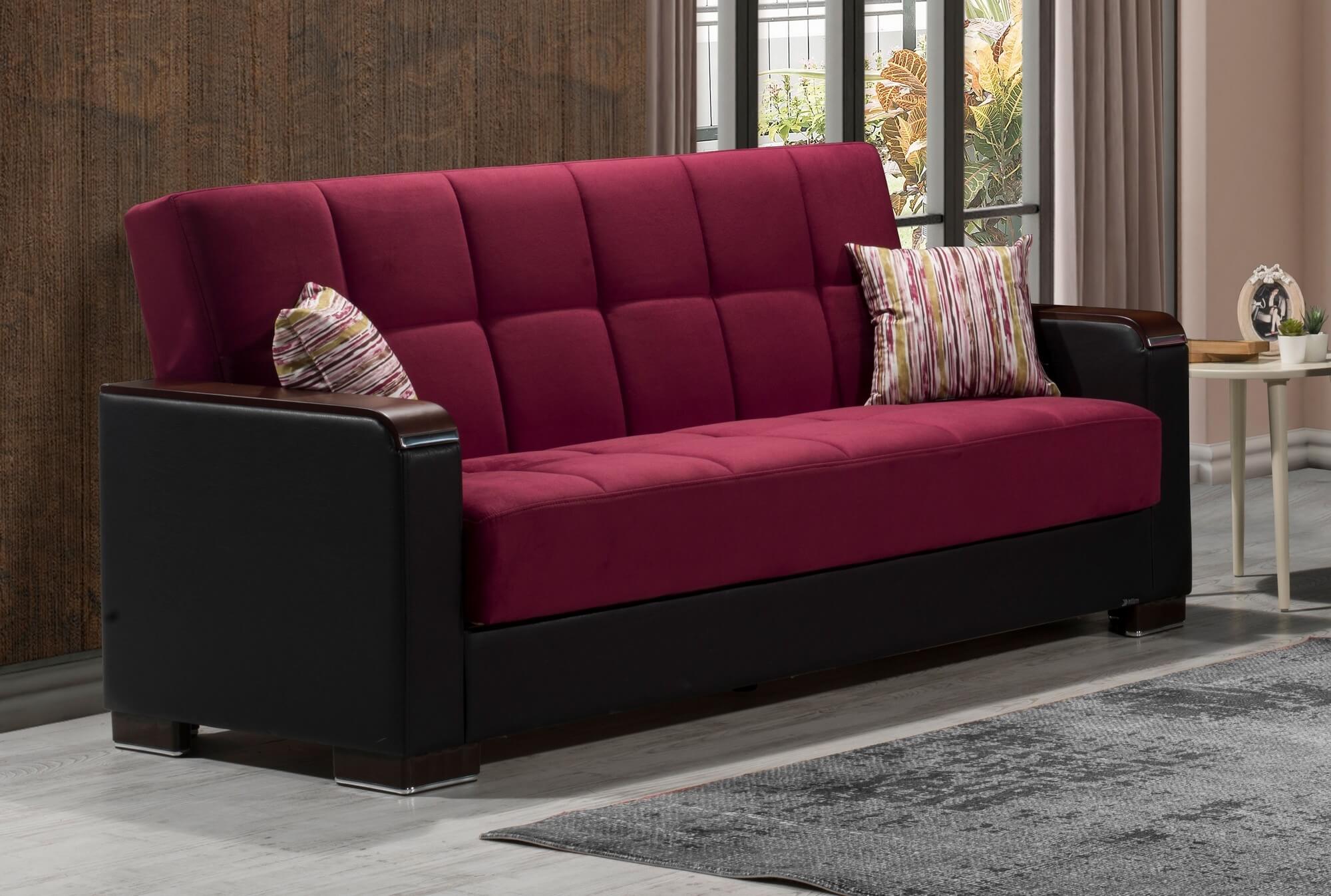 Armada X Fabric/PU Living Room Set
