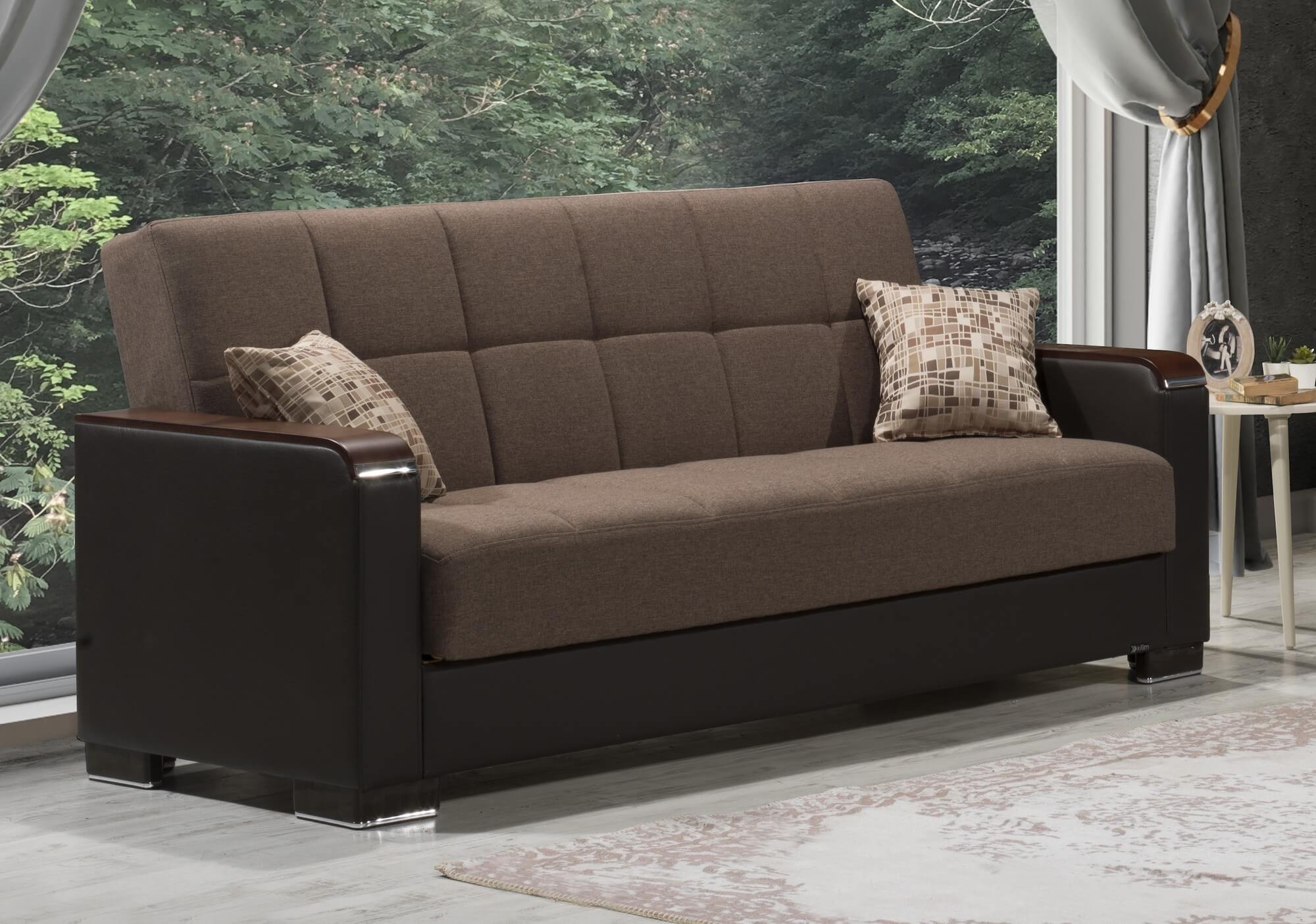 Armada X Fabric/PU Living Room Set