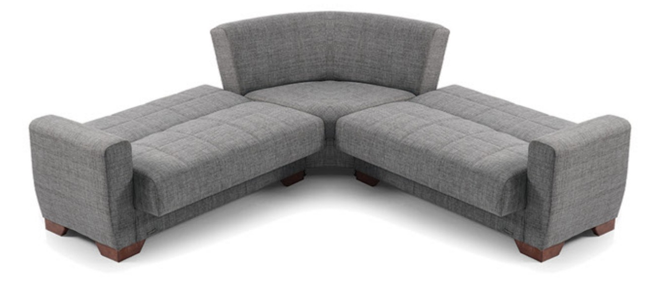 Barato Large L-Shaped Sectional Sofa with Channel Tufting and Plaid Pillows, Compostion 2