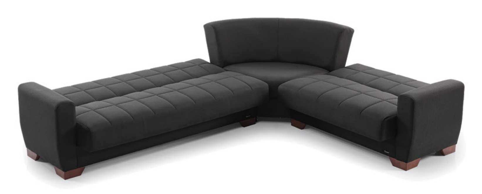 Barato Large L-Shaped Sectional Sofa with Channel Tufting and Plaid Pillows, Compostion 1