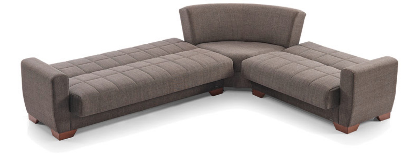 Barato Large L-Shaped Sectional Sofa with Channel Tufting and Plaid Pillows, Compostion 1
