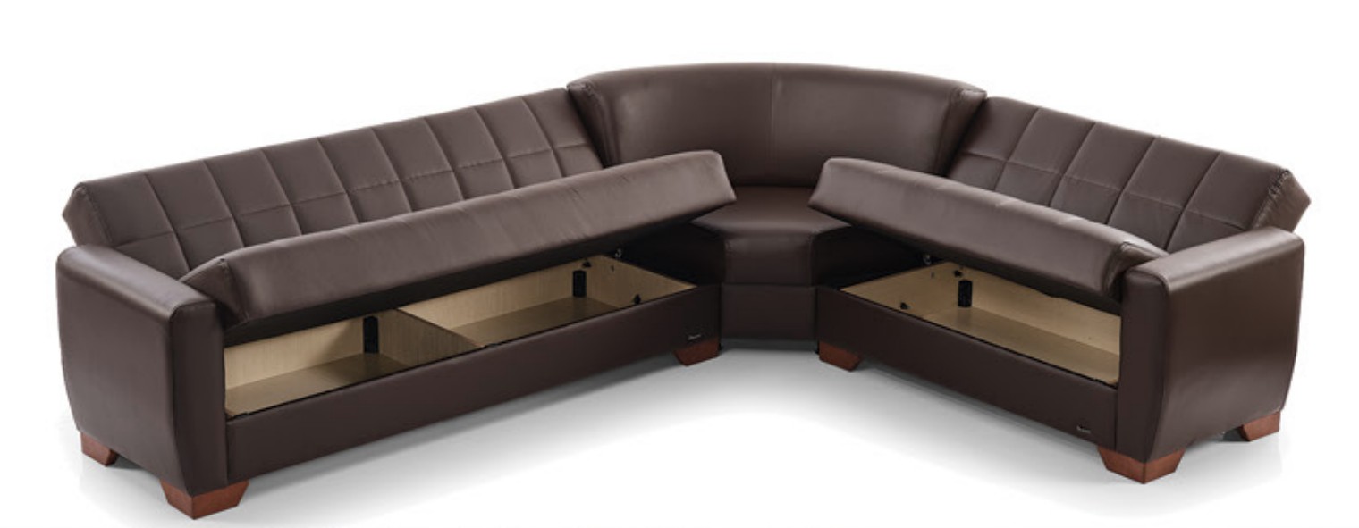 Barato Large L-Shaped Sectional Sofa with Channel Tufting and Plaid Pillows, Compostion 1