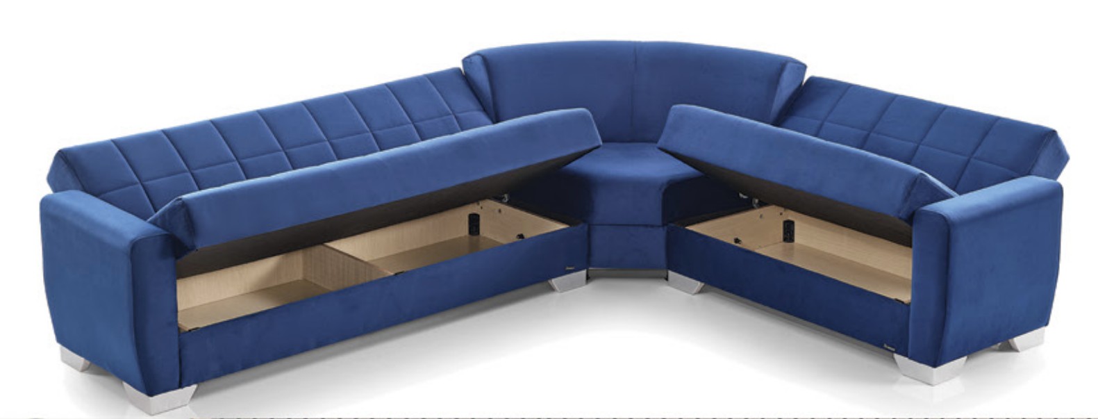 Barato Large L-Shaped Sectional Sofa with Channel Tufting and Plaid Pillows, Compostion 1