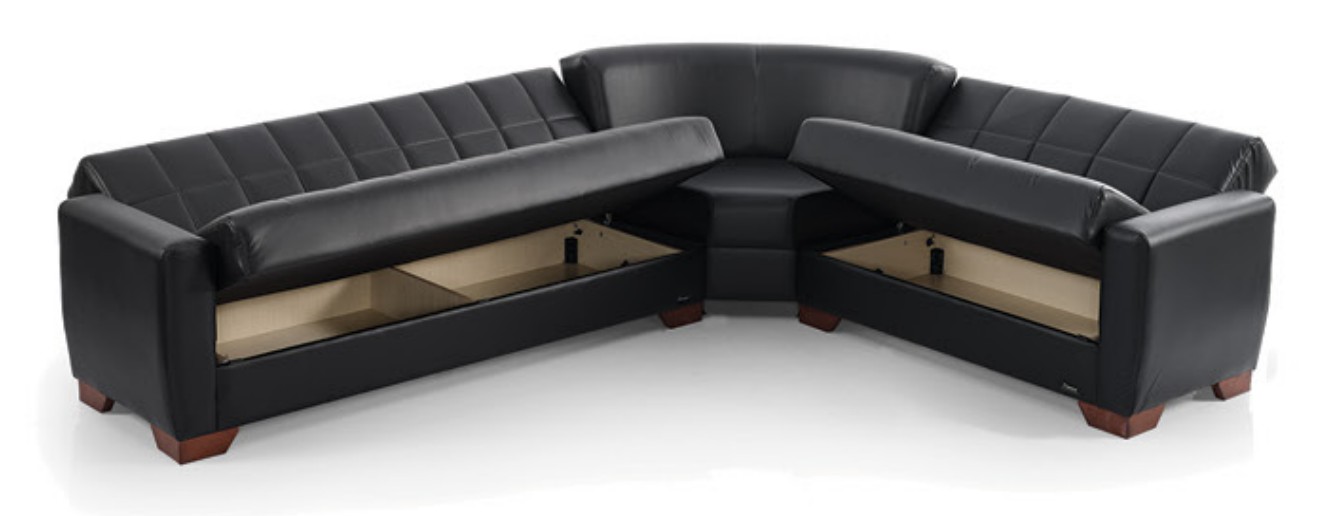 Barato Large L-Shaped Sectional Sofa with Channel Tufting and Plaid Pillows, Compostion 1
