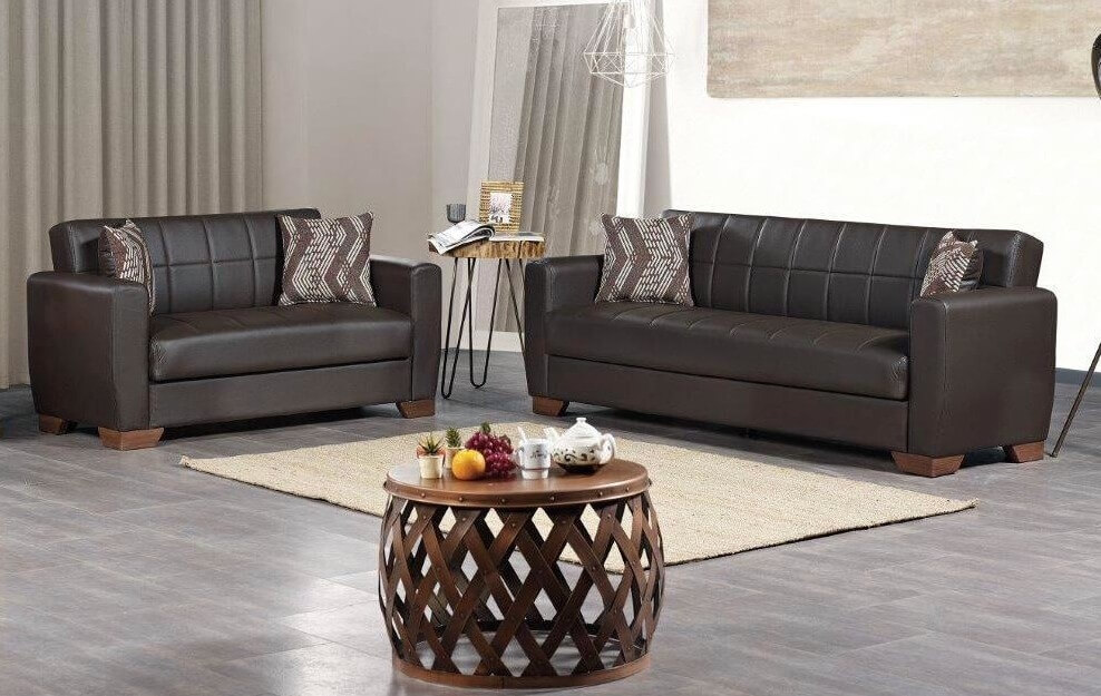 Barato PU Living Room Set