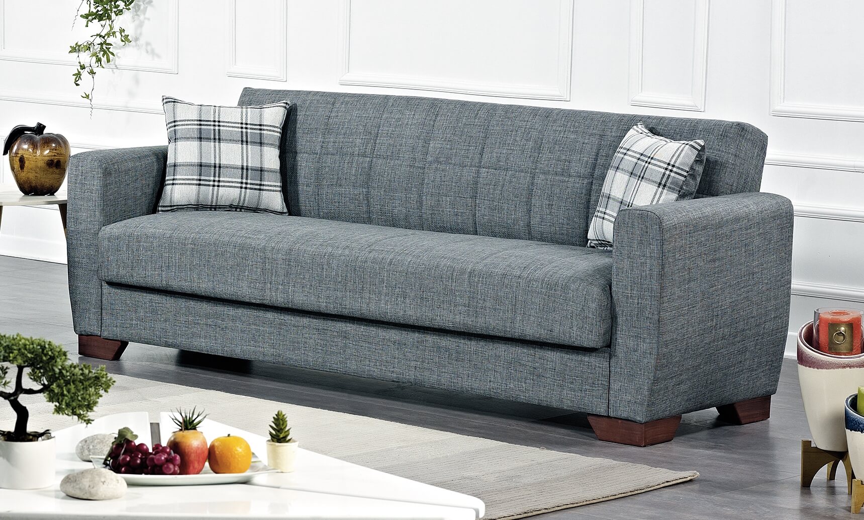 Barato Fabric Convertible Sofa Bed - Thumbnail 3