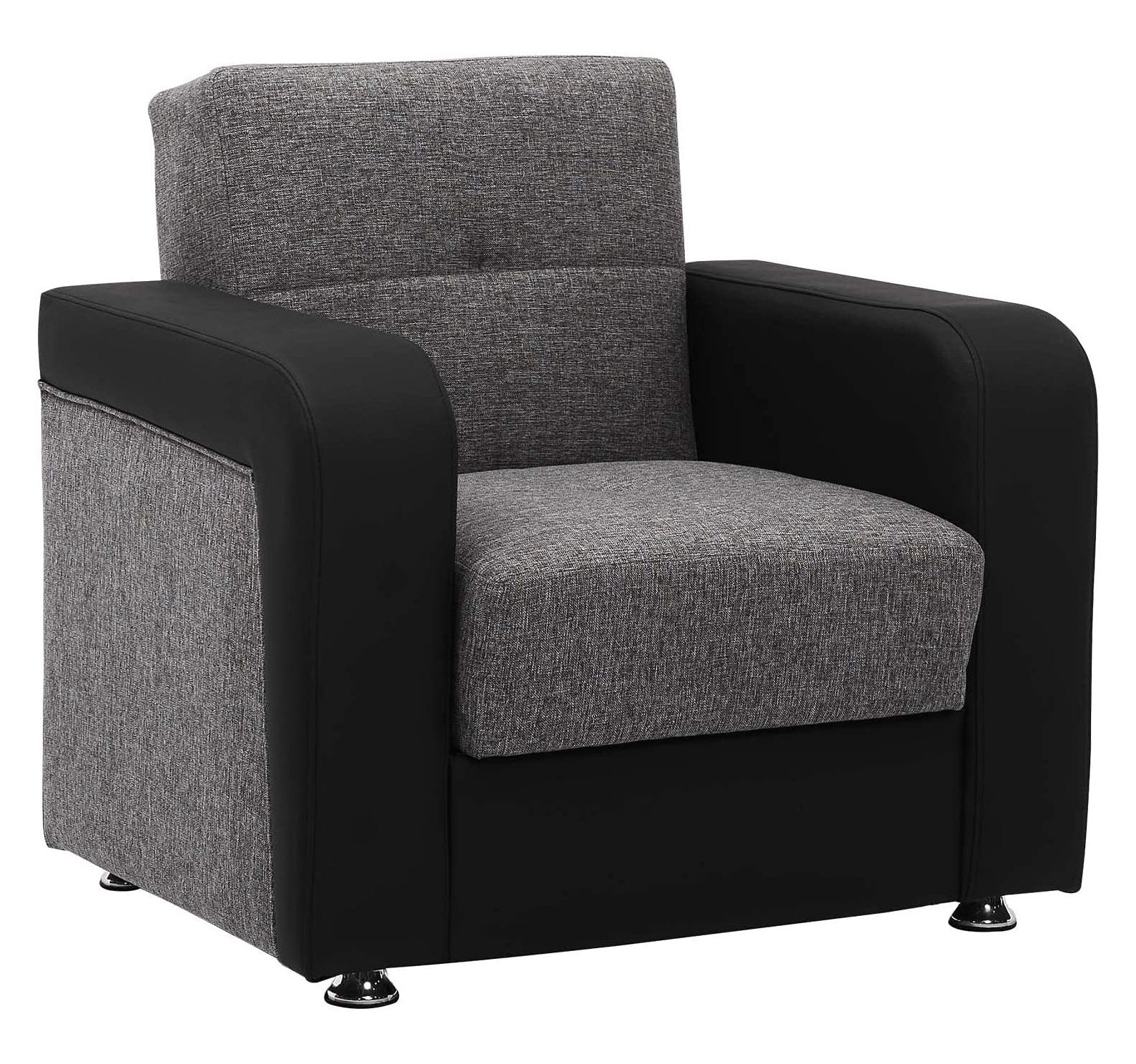 Harmony Fabric/PU Convertible Living Set