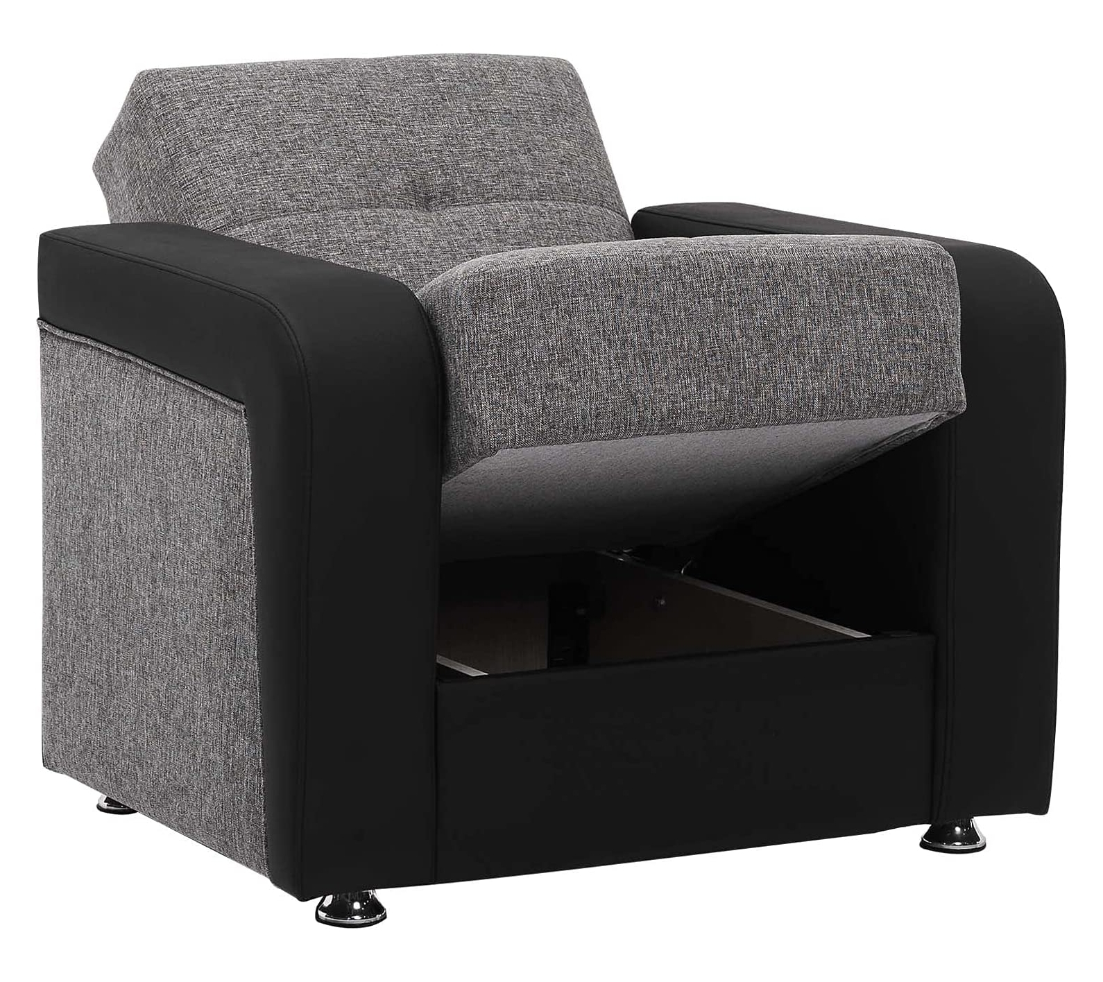 Harmony Fabric/PU Convertible Sectional Living Room Set