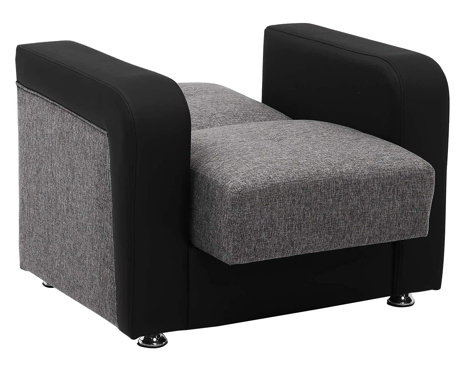 Harmony Fabric/PU Convertible Sleeper Chair