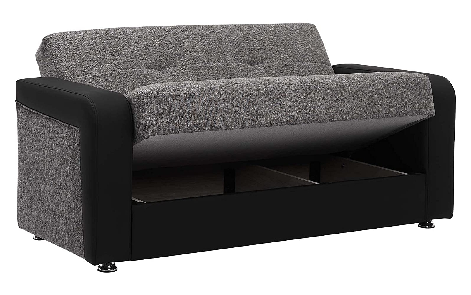 Harmony Fabric/PU Convertible Living Set