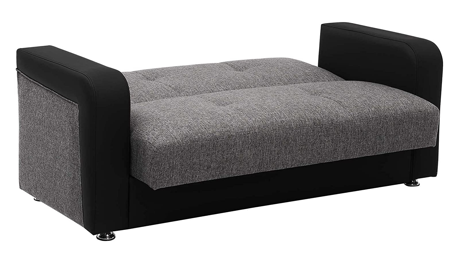Harmony Fabric/PU Convertible Loveseat