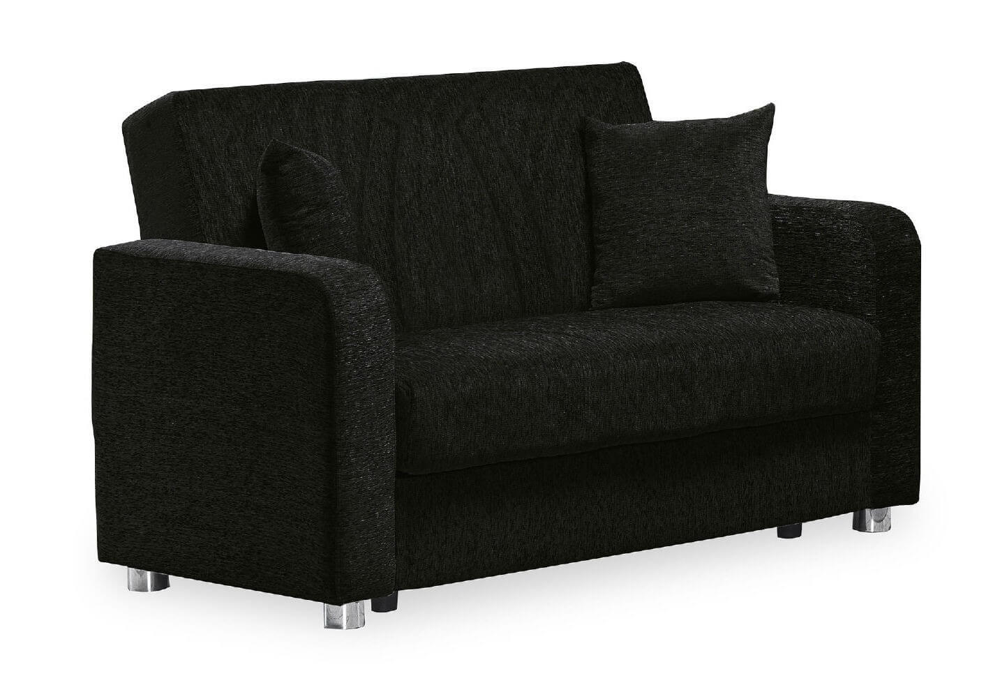 Joker Elegance Fabric Convertible Loveseat - Thumbnail 3
