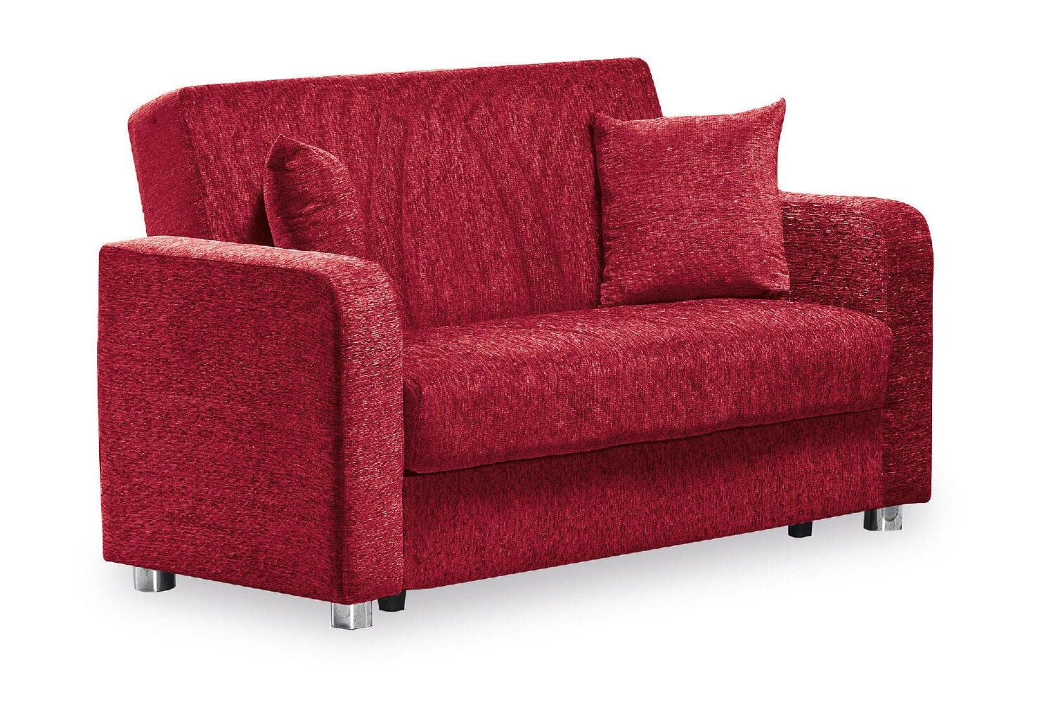 Joker Elegance Fabric Convertible Loveseat - Thumbnail 2