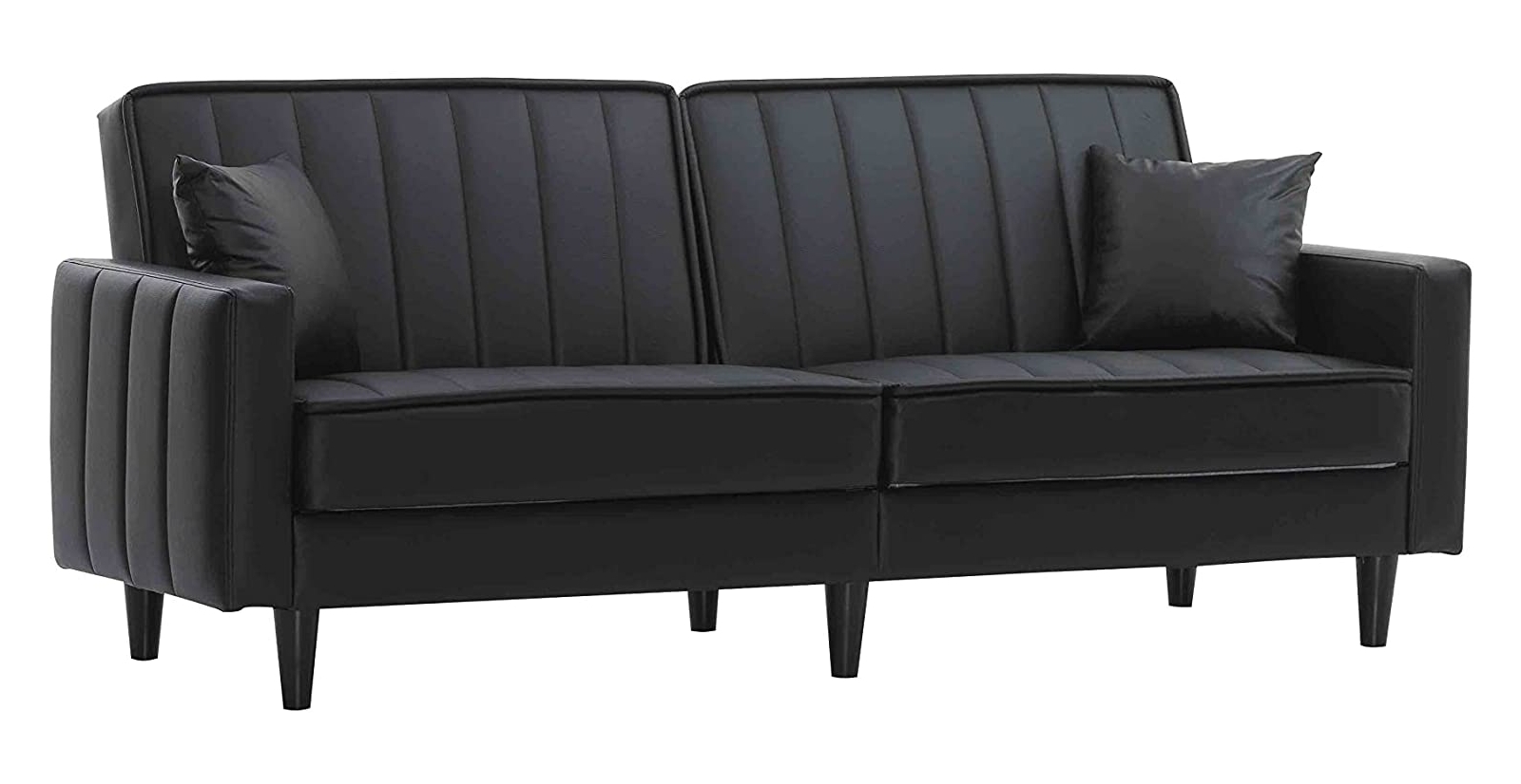 Leo Fabric/PU Convertible Sofabed