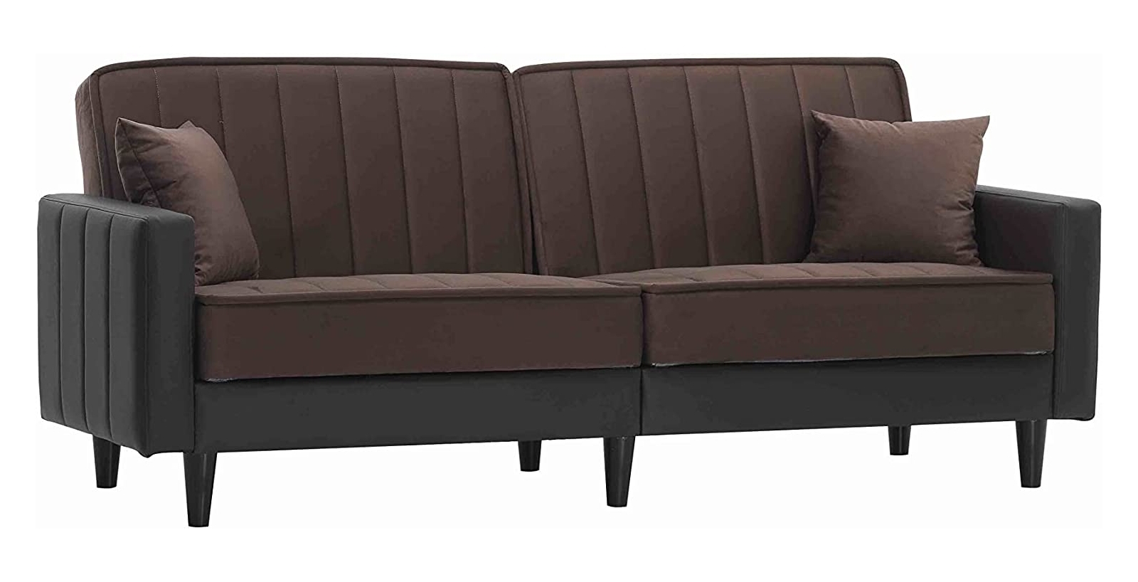 Leo Fabric/PU Convertible Sofabed