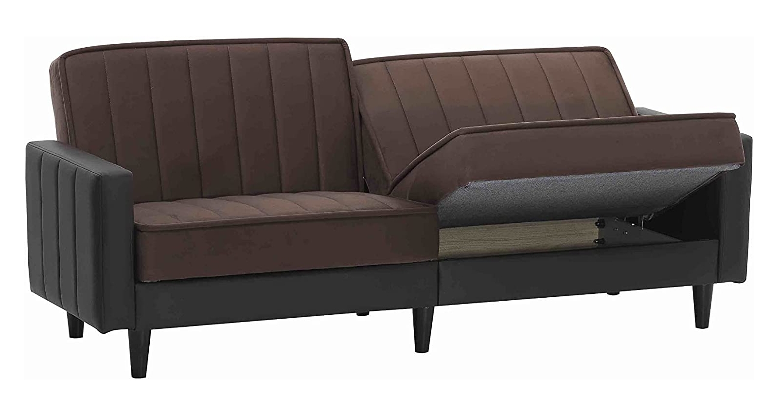 Leo Fabric/PU Convertible Sofabed