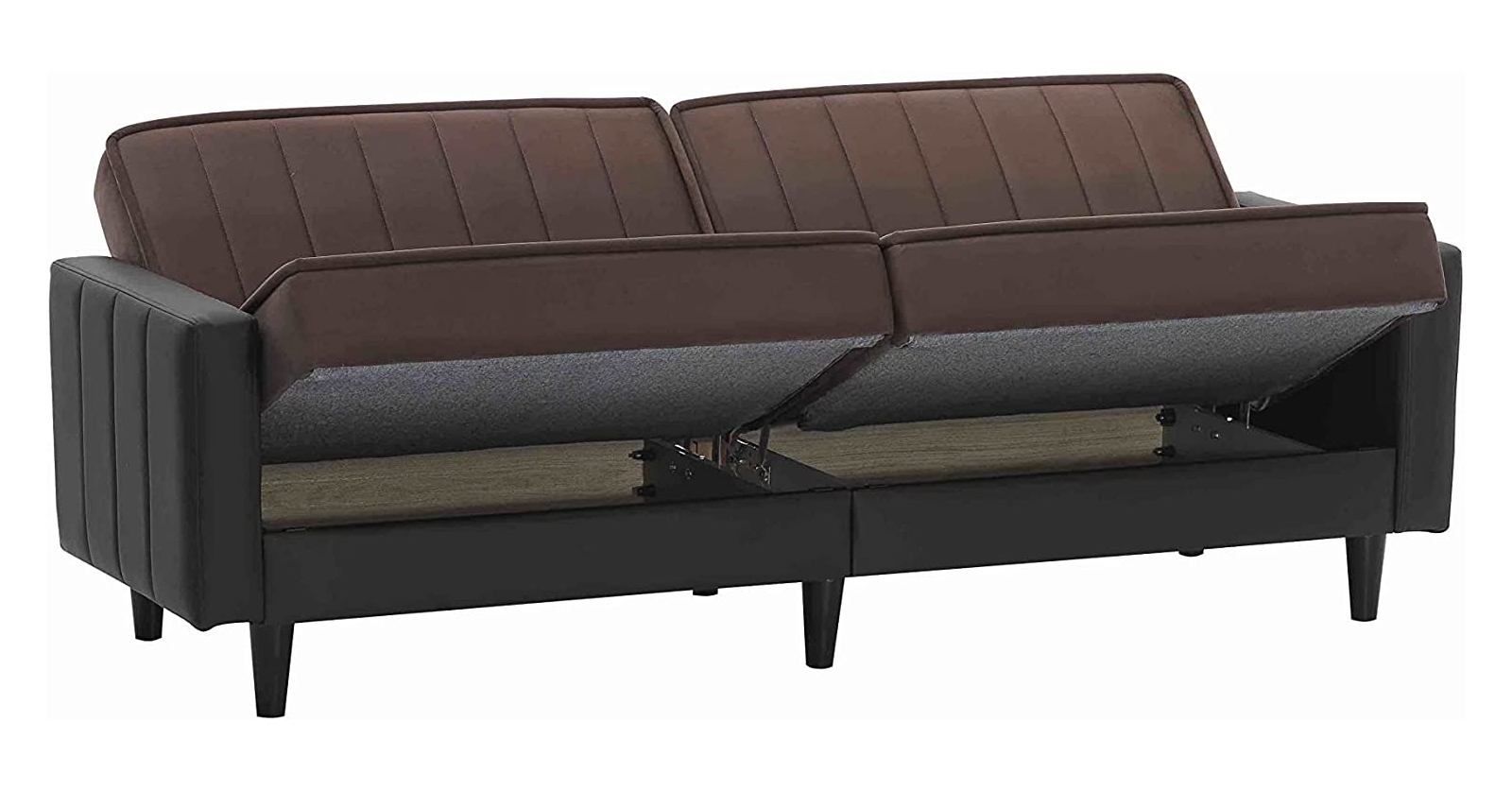 Leo Microfiber Fabric/PU Convertible Sofabed
