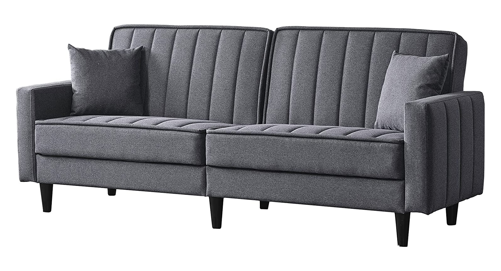 Leo Chenille Fabric Convertible Sofabed