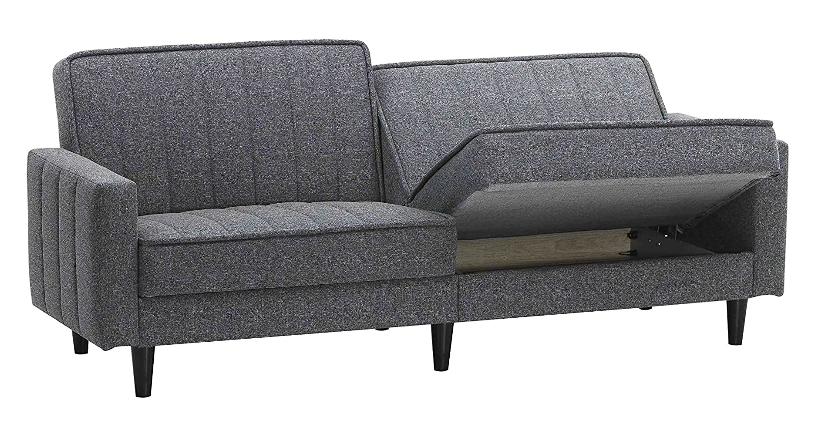 Leo Fabric/PU Convertible Sofabed