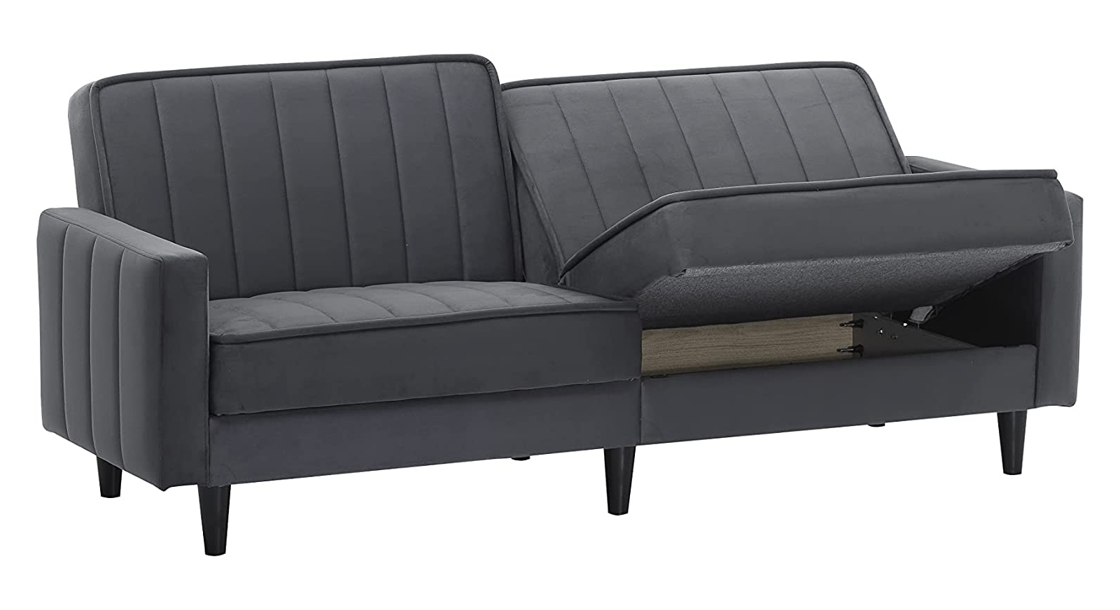 Leo Fabric/PU Convertible Sofabed