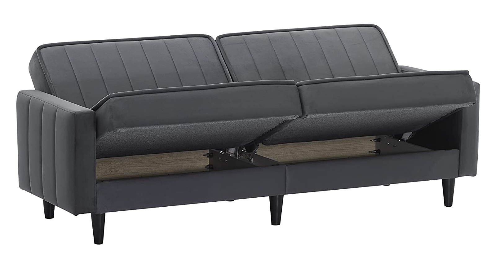 Leo Fabric/PU Convertible Sofabed