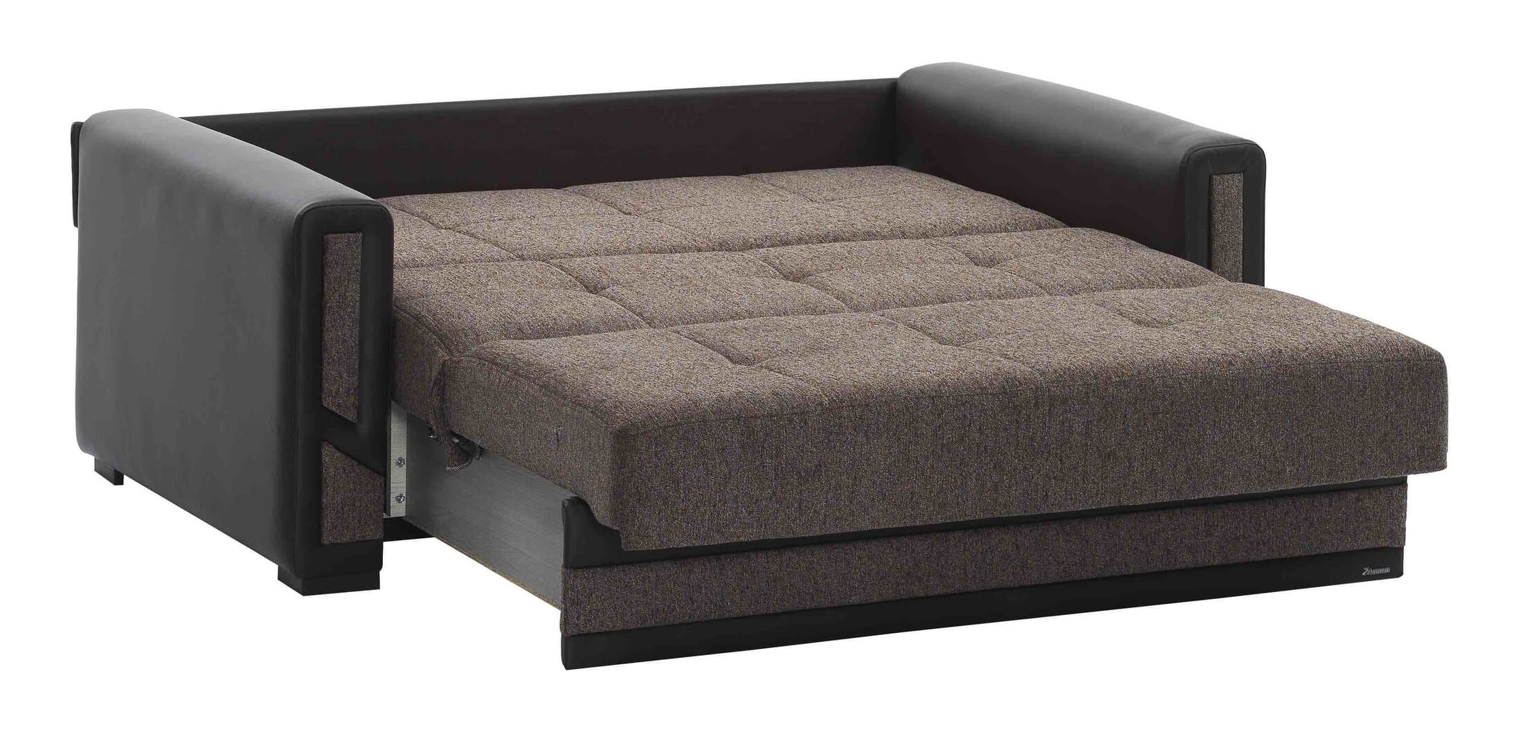 Mondomax Fabric Convertible Loveseat