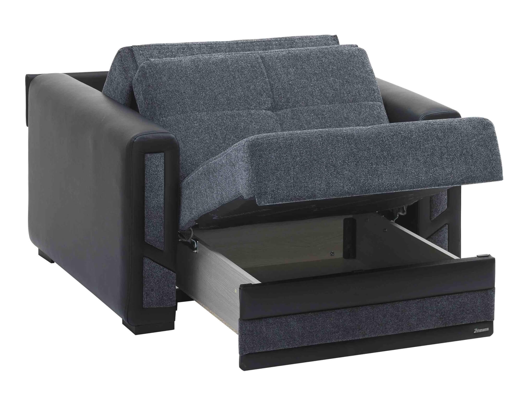 Mondomax Fabric Convertible Living Room Set