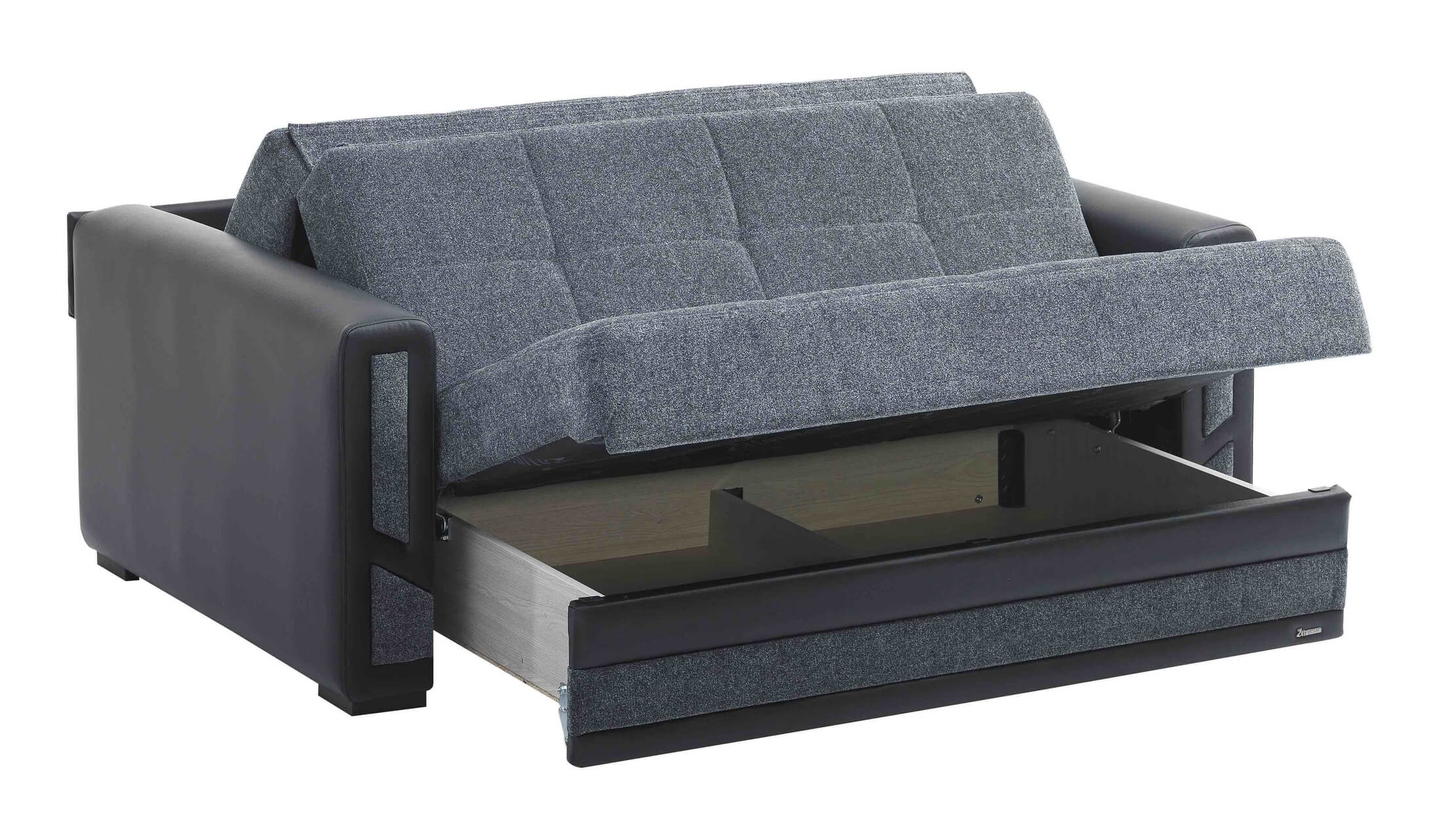 Mondomax Fabric Convertible Loveseat