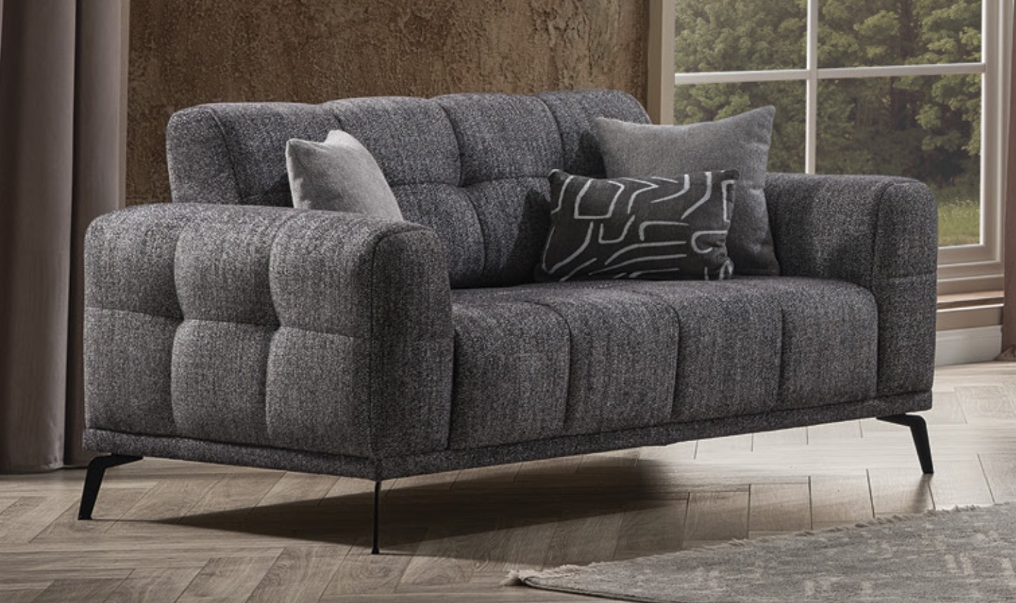 Modena Polyester Convertible Loveseat