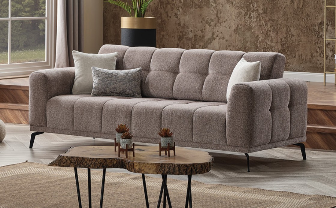 Modena Polyester Convertible Living Room Set