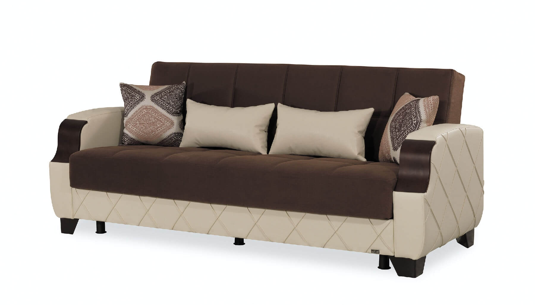 Molina Microfiber Fabric Convertible Sofabed