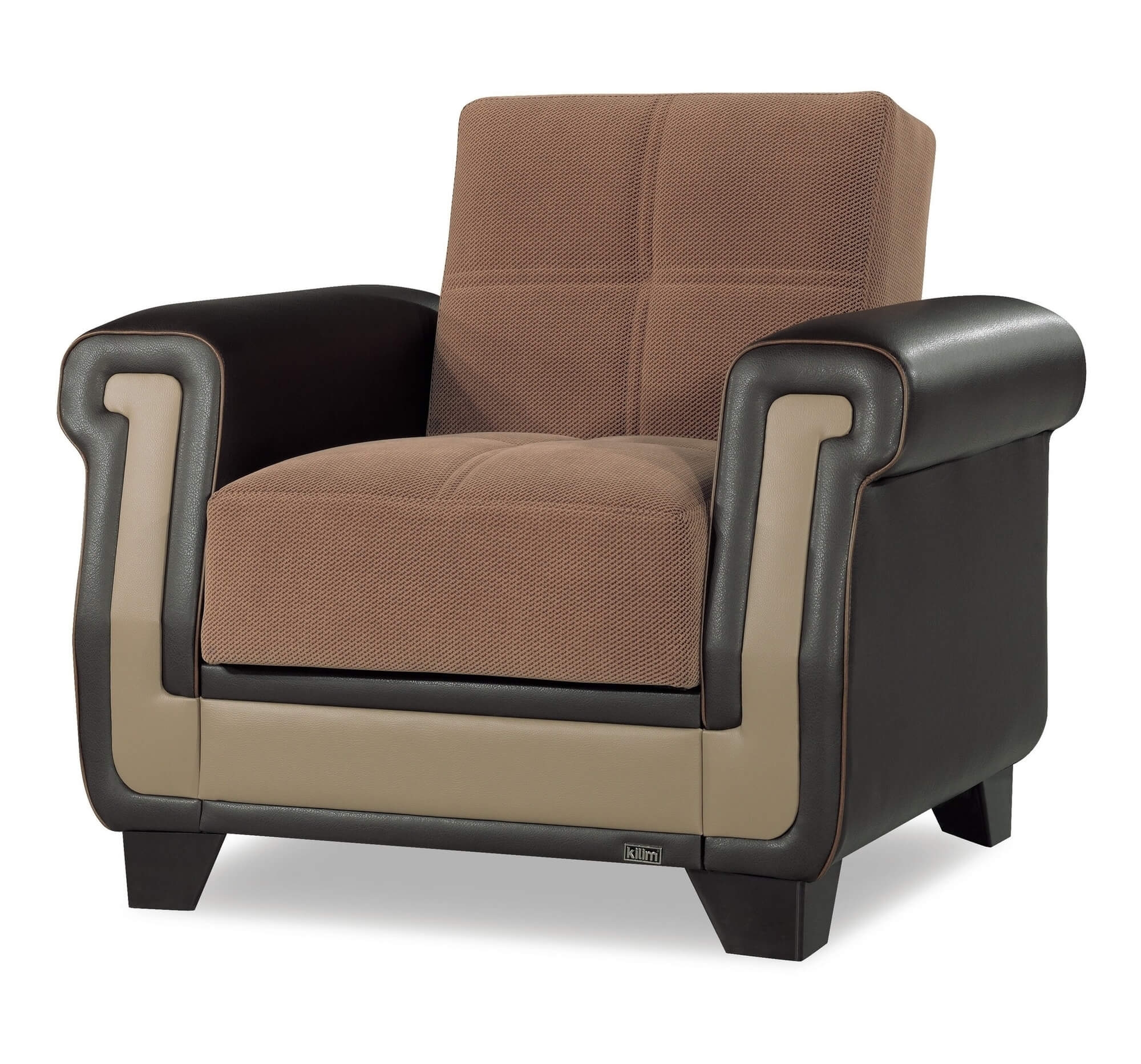 Proline Fabric/Leatherette Convertible Living Room Set
