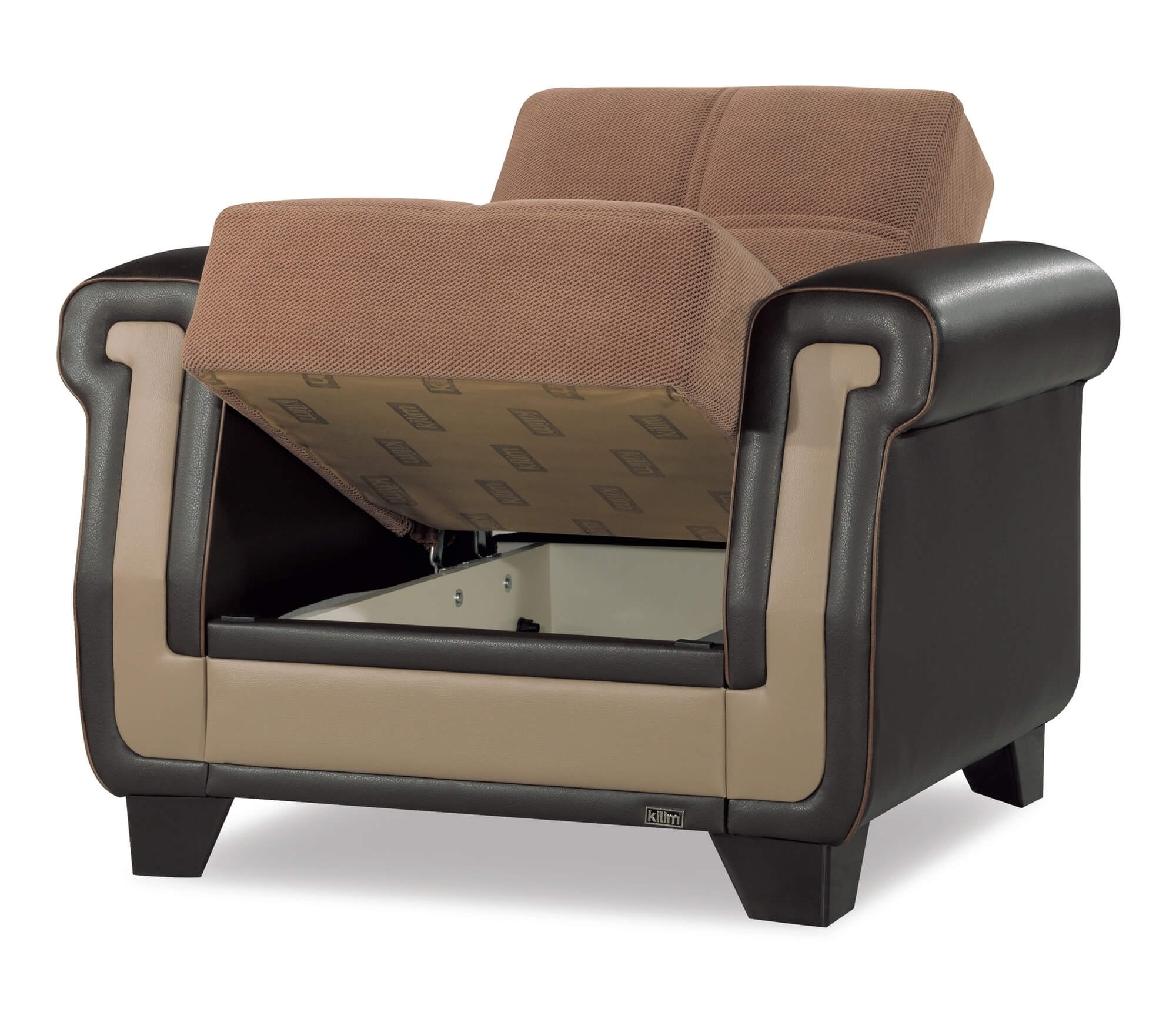 Proline Fabric/Leatherette Convertible Living Room Set