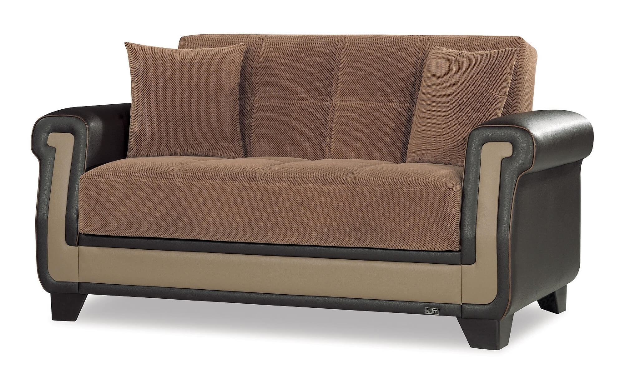 Proline Fabric/Leatherette Convertible Living Room Set