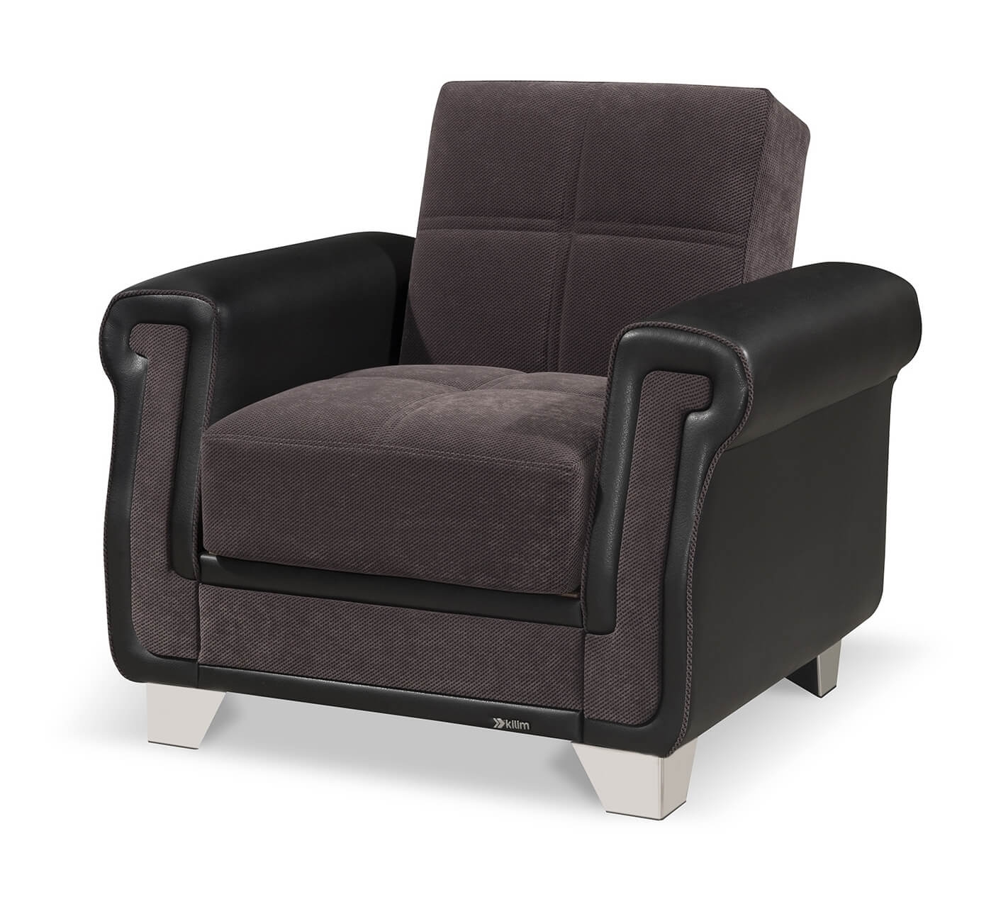 Proline Fabric/Leatherette Convertible Living Room Set