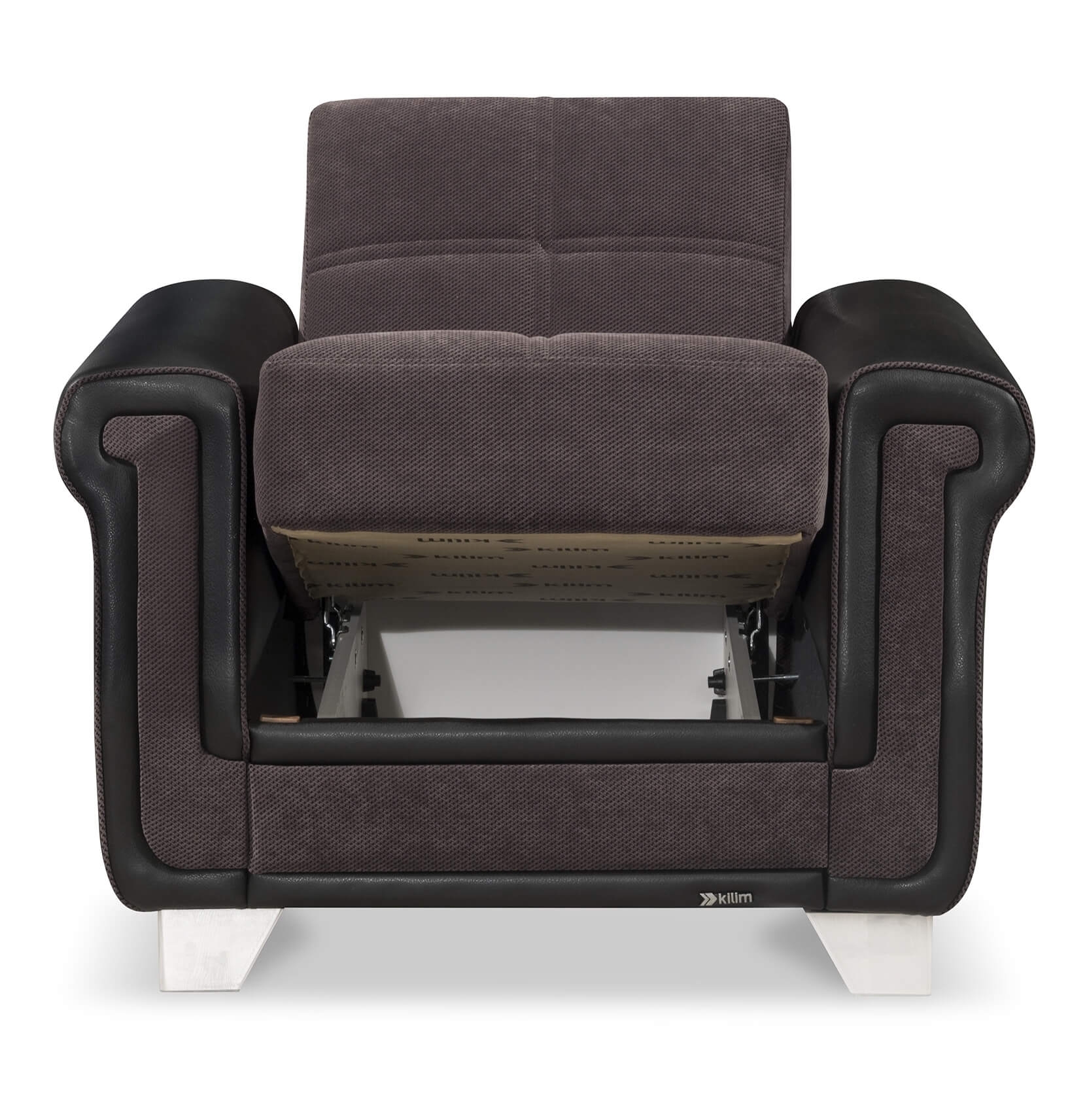 Proline Fabric/Leatherette Convertible Living Room Set