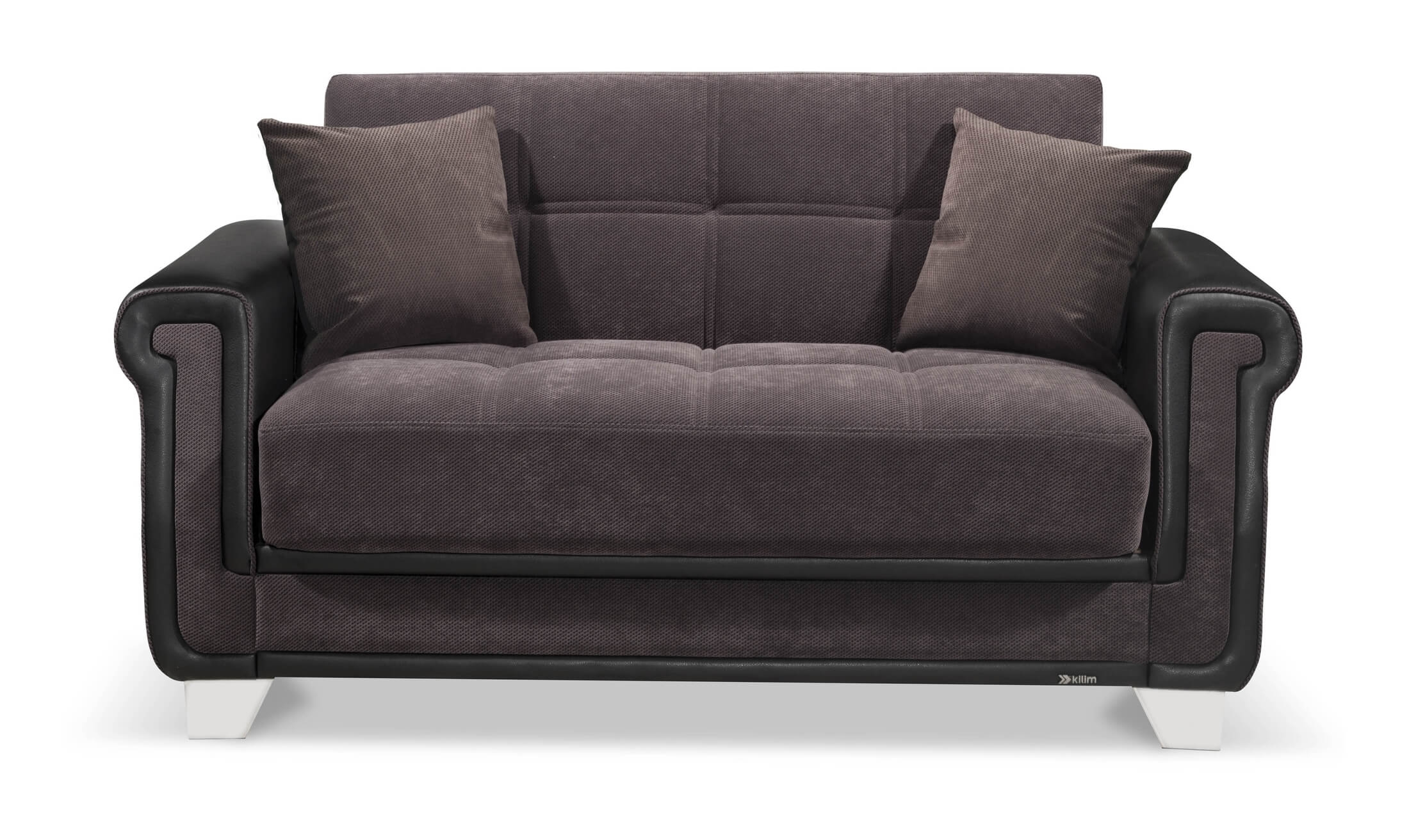 Proline Fabric/Leatherette Convertible Living Room Set