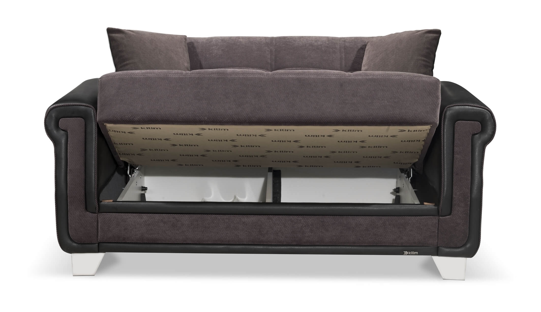 Proline Fabric/Leatherette Convertible Living Room Set